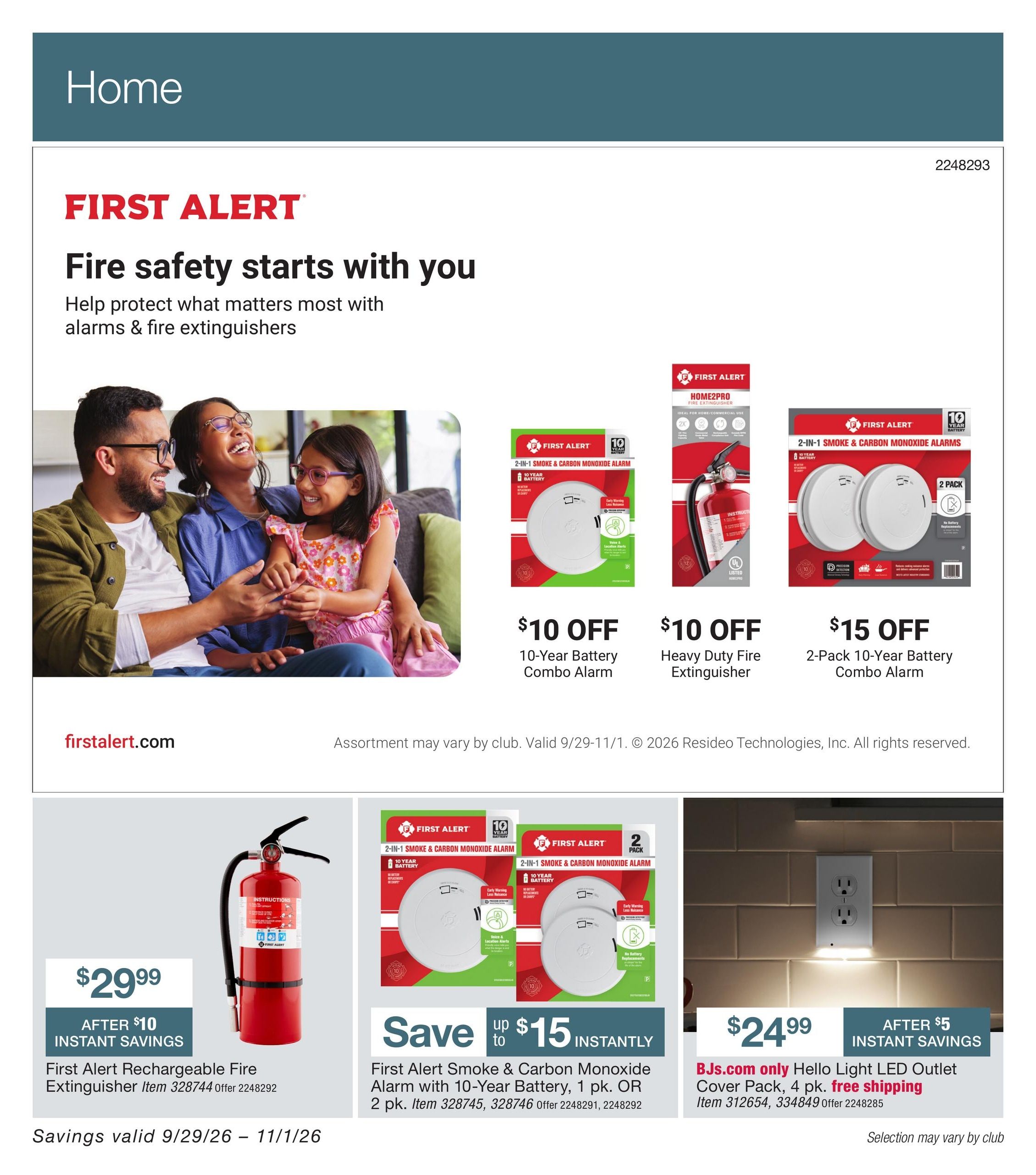 BJ's Wholesale Club Smart Saver Weekly Ad September 29 - November 1, 2026
