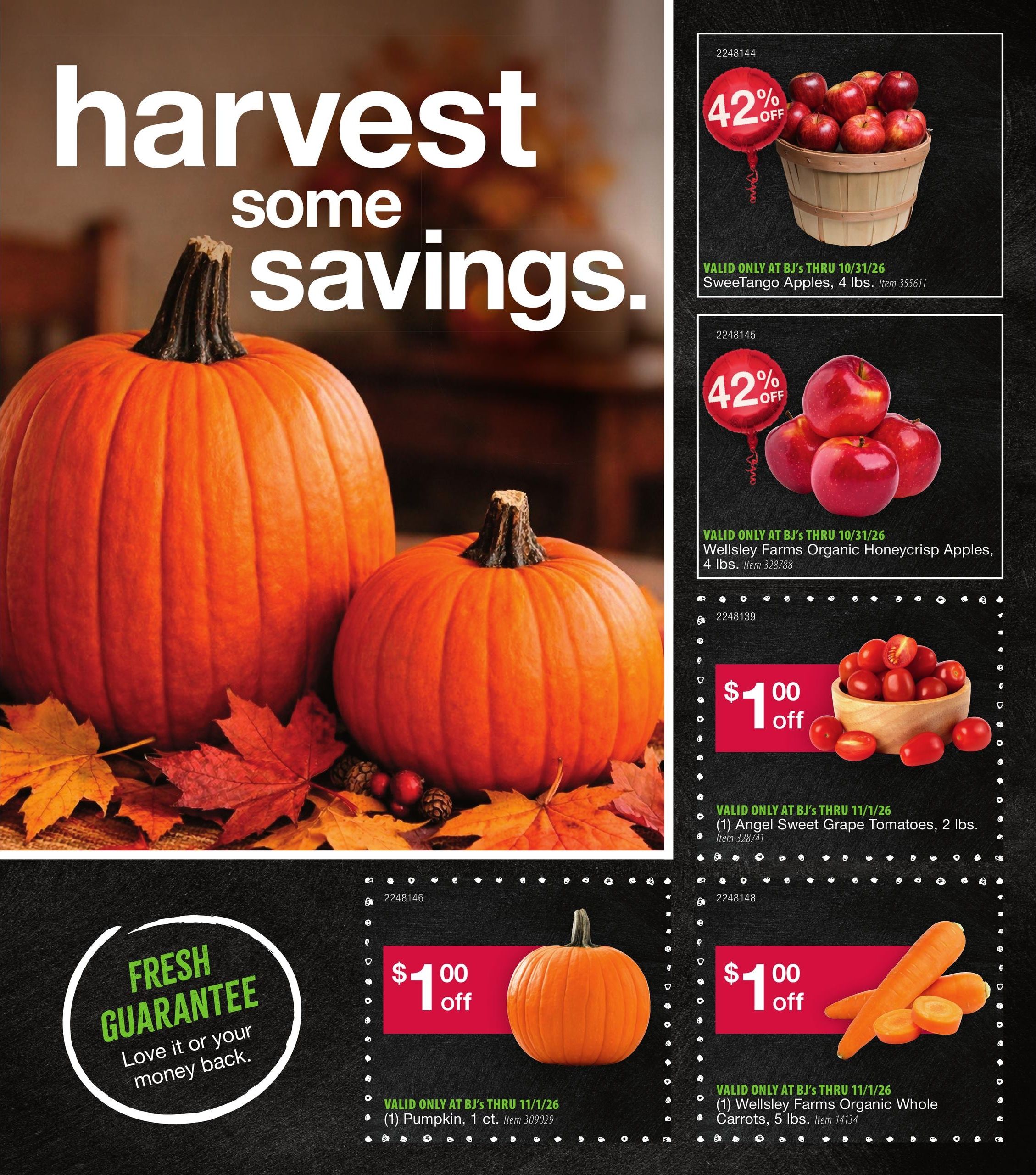 BJ's Wholesale Club Smart Saver Weekly Ad September 29 - November 1, 2026