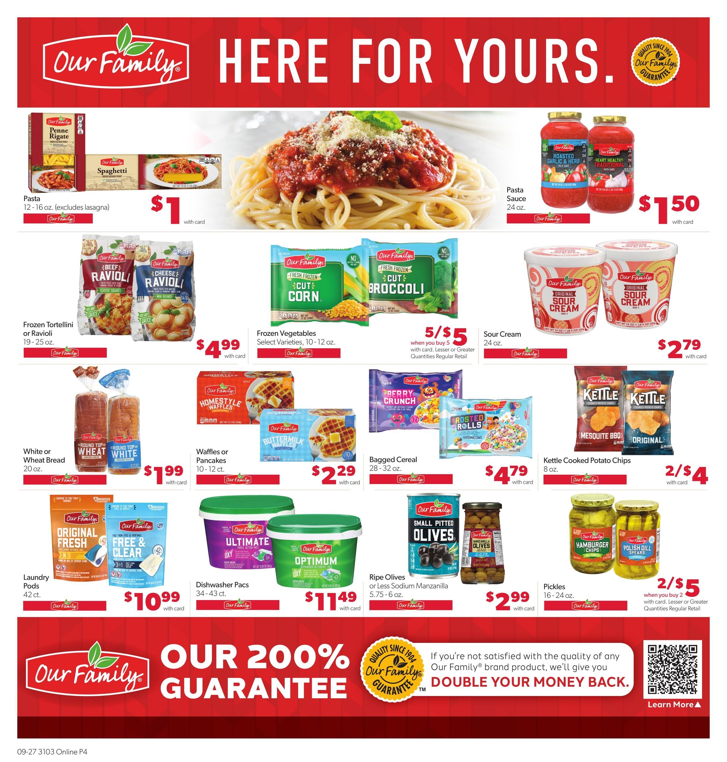 Family Fare (Bismarck-Dickinson Area, ND) Weekly Ad September 27 - October 3, 2026