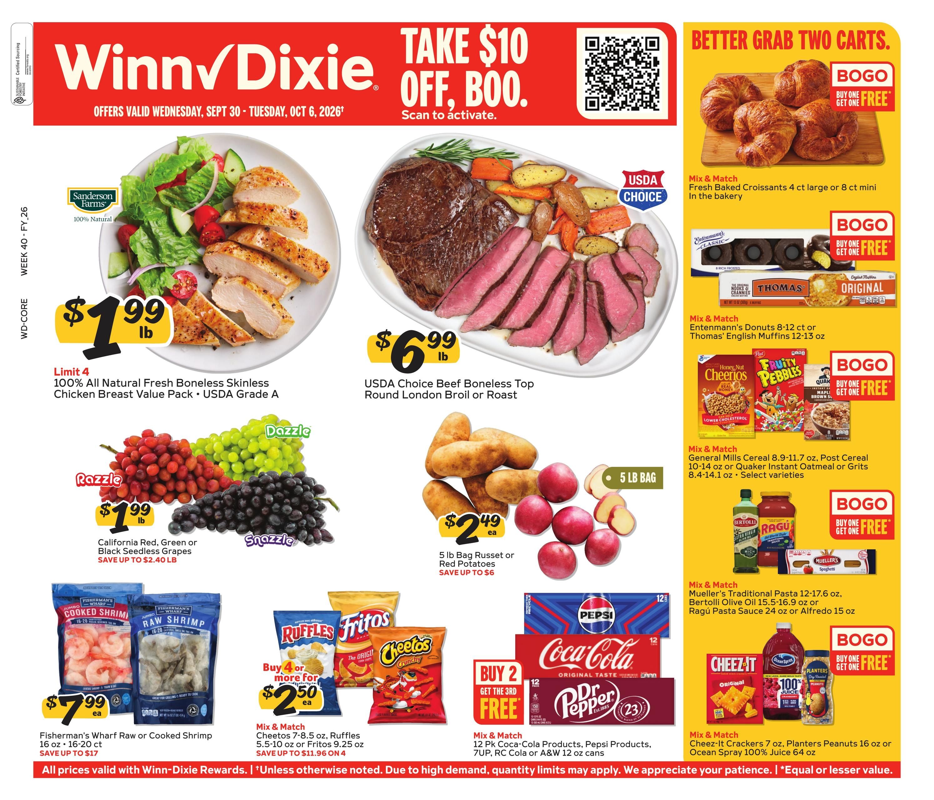 Winn-Dixie (Cape Canaveral Area, FL) Weekly Ad September 30 - October 6, 2026