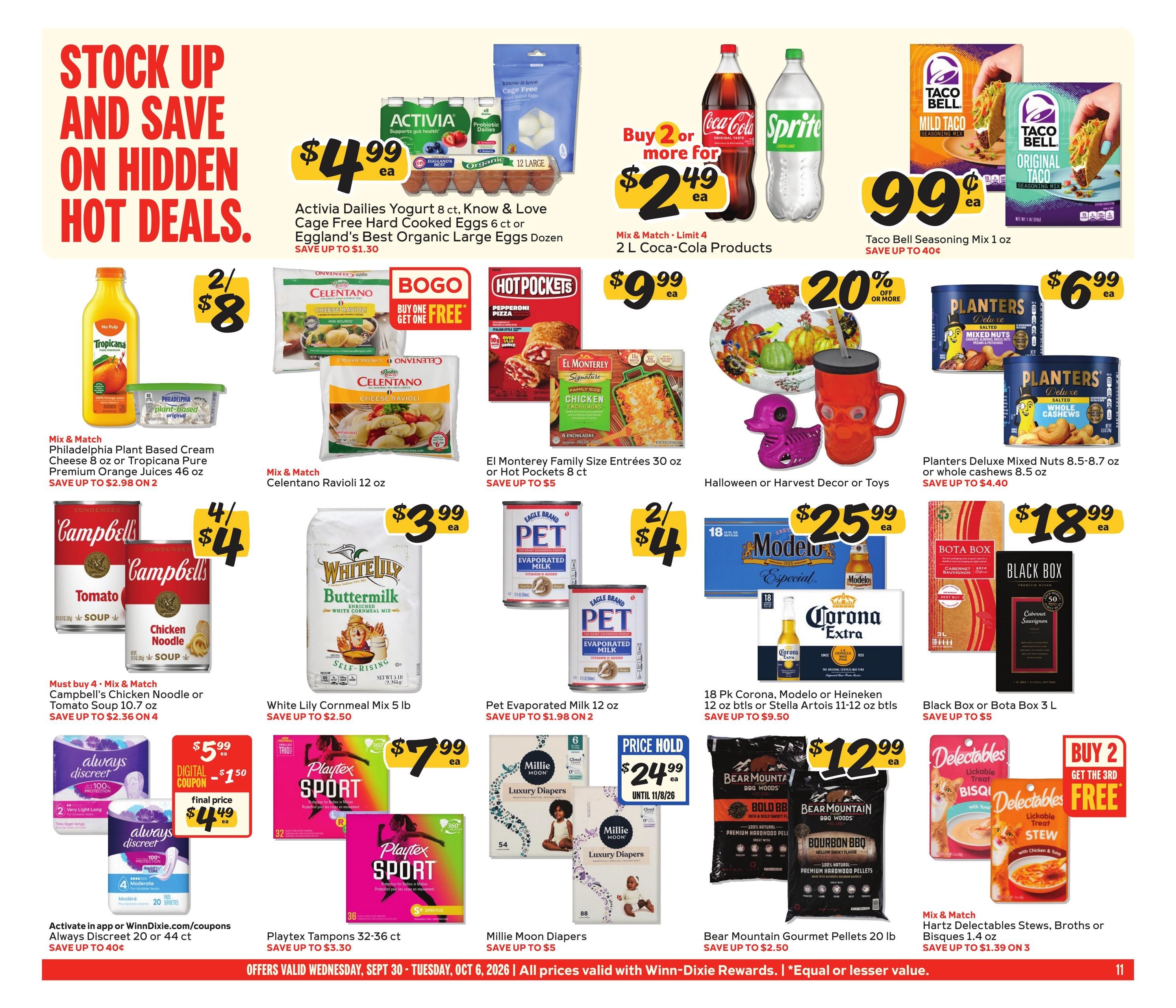 Winn-Dixie (Cape Canaveral Area, FL) Weekly Ad September 30 - October 6, 2026