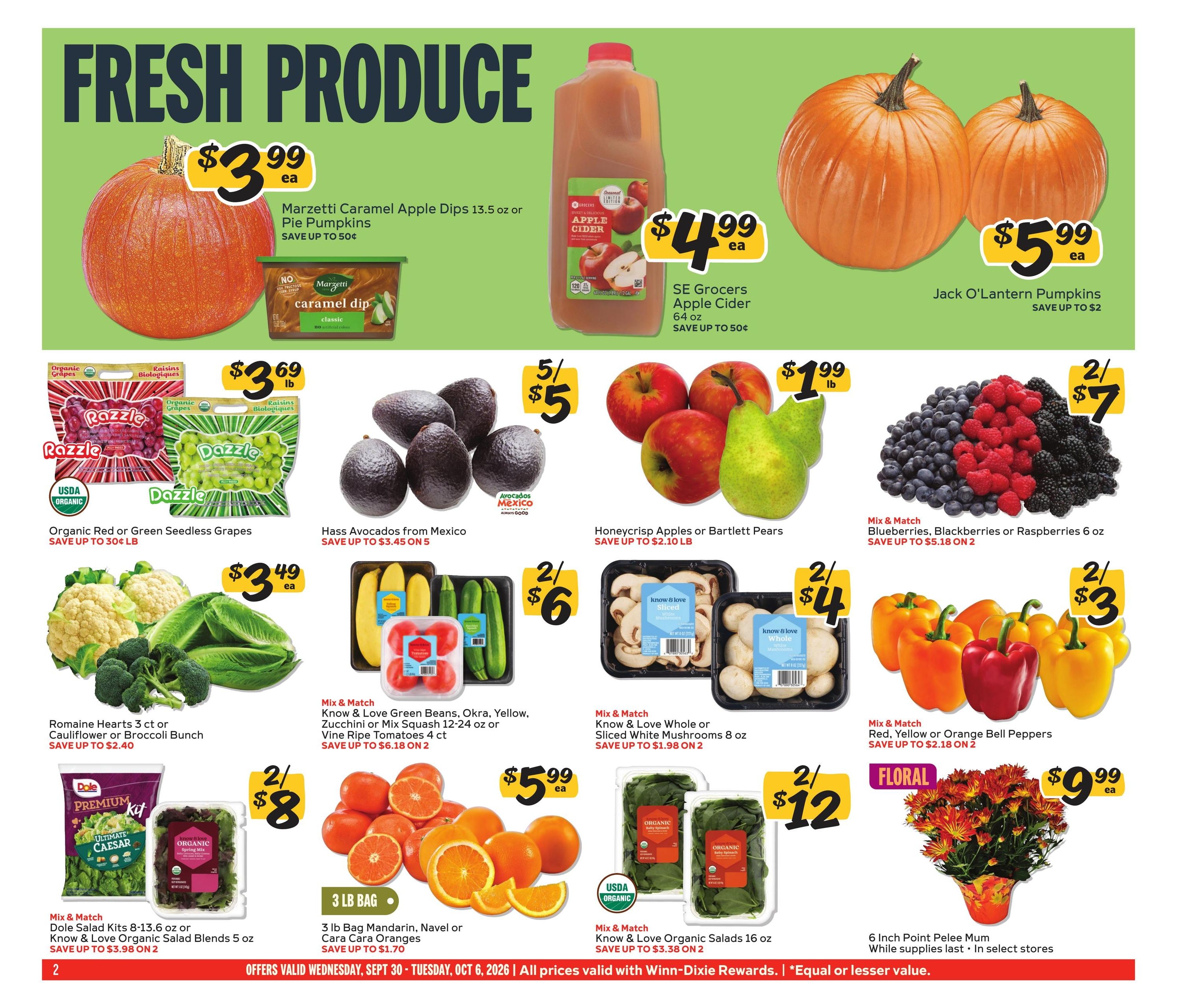 Winn-Dixie (Cape Canaveral Area, FL) Weekly Ad September 30 - October 6, 2026