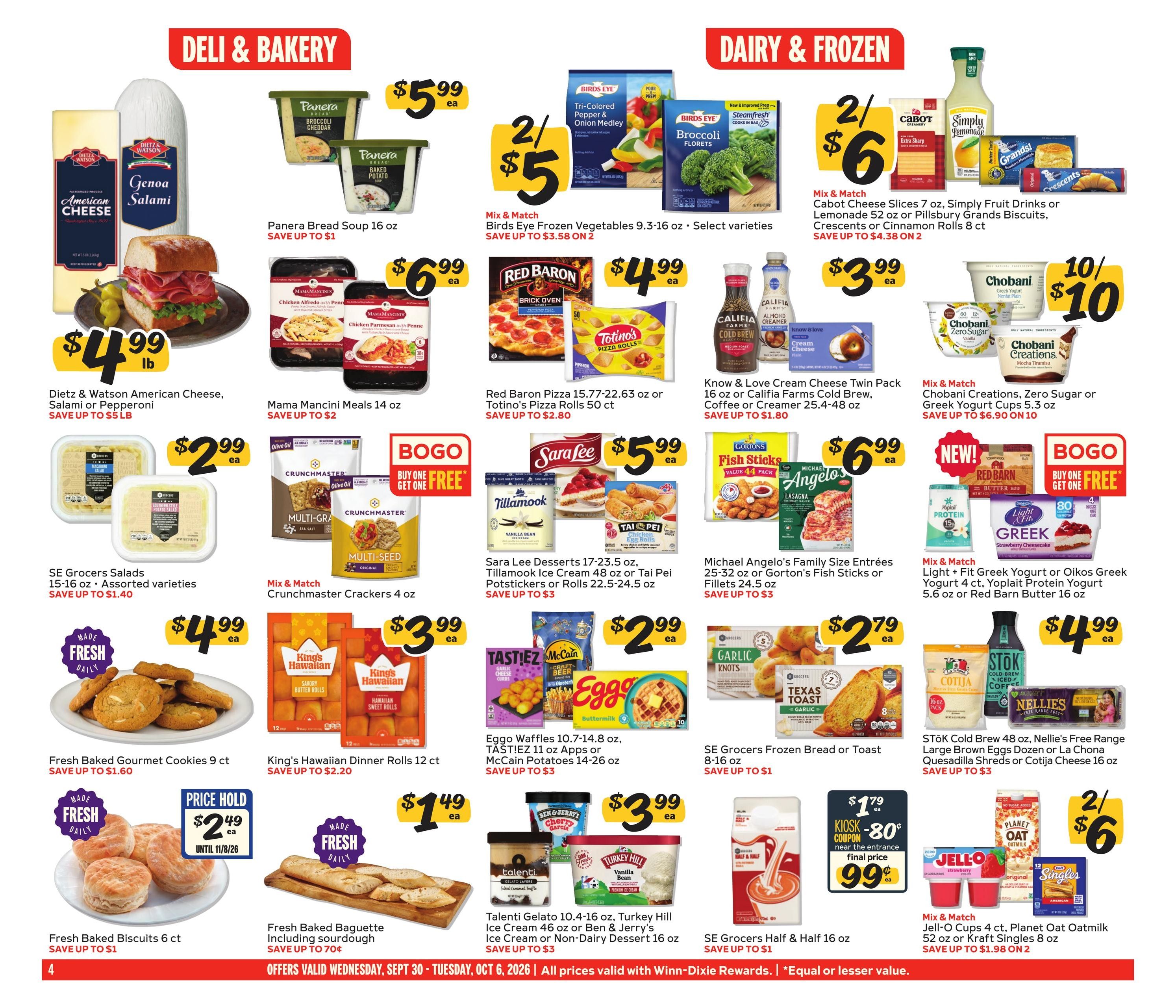 Winn-Dixie (Cape Canaveral Area, FL) Weekly Ad September 30 - October 6, 2026