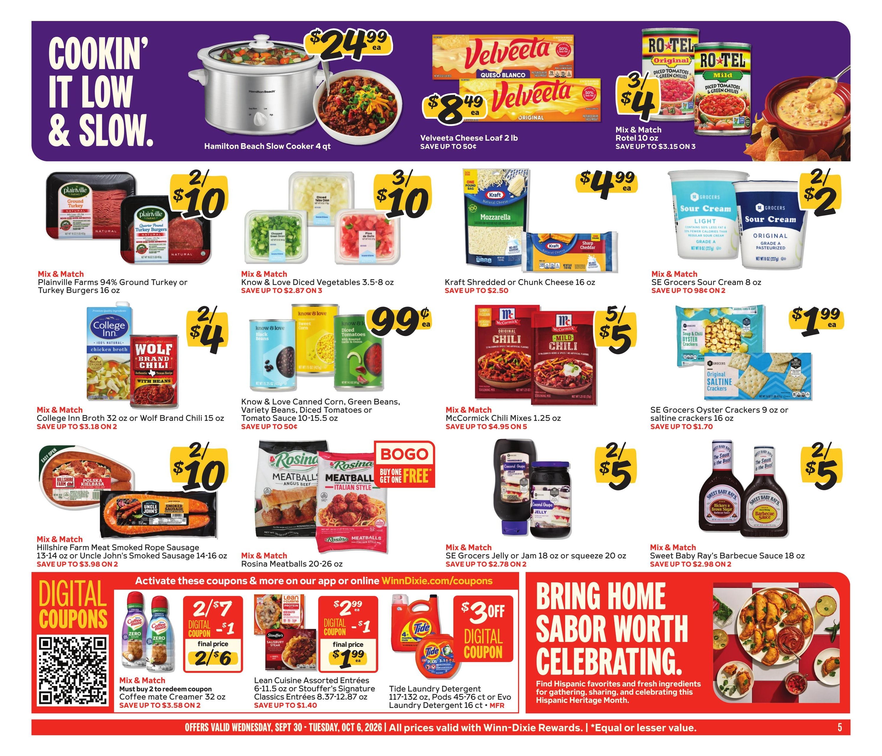 Winn-Dixie (Cape Canaveral Area, FL) Weekly Ad September 30 - October 6, 2026