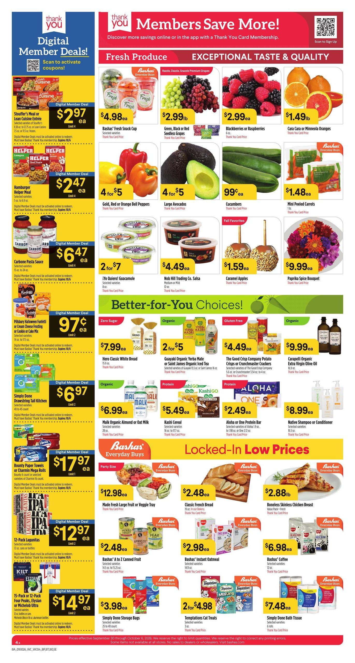 Bashas' (Apache Junction Area, AZ) Weekly Ad September 30 - October 6, 2026