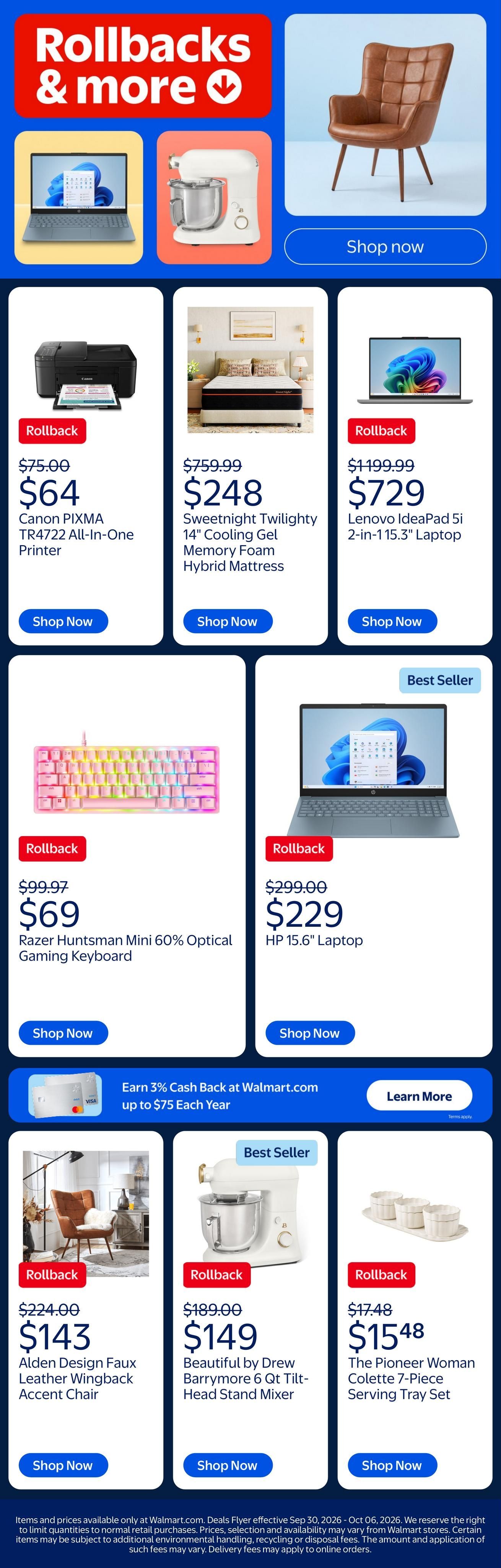 Walmart Weekly Ad September 30 - October 6, 2026