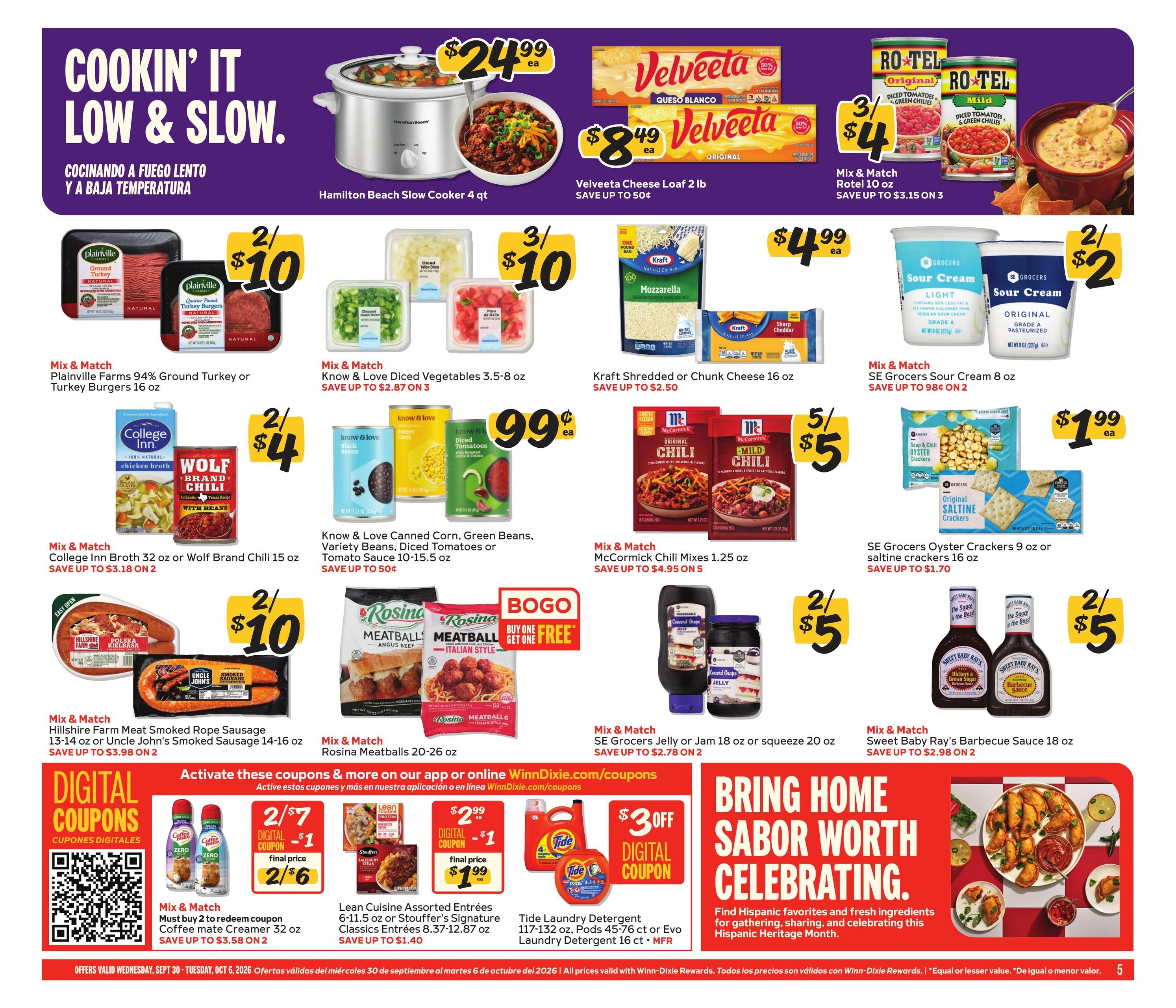 Winn-Dixie (Lakeland Area, FL) Weekly Ad September 30 - October 6, 2026