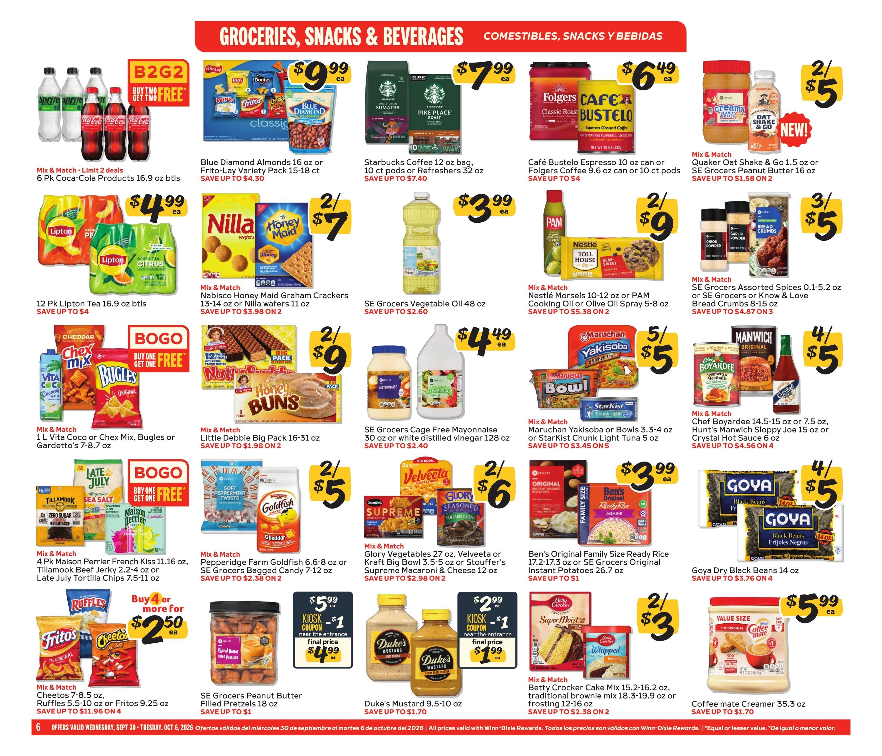 Winn-Dixie (Lakeland Area, FL) Weekly Ad September 30 - October 6, 2026