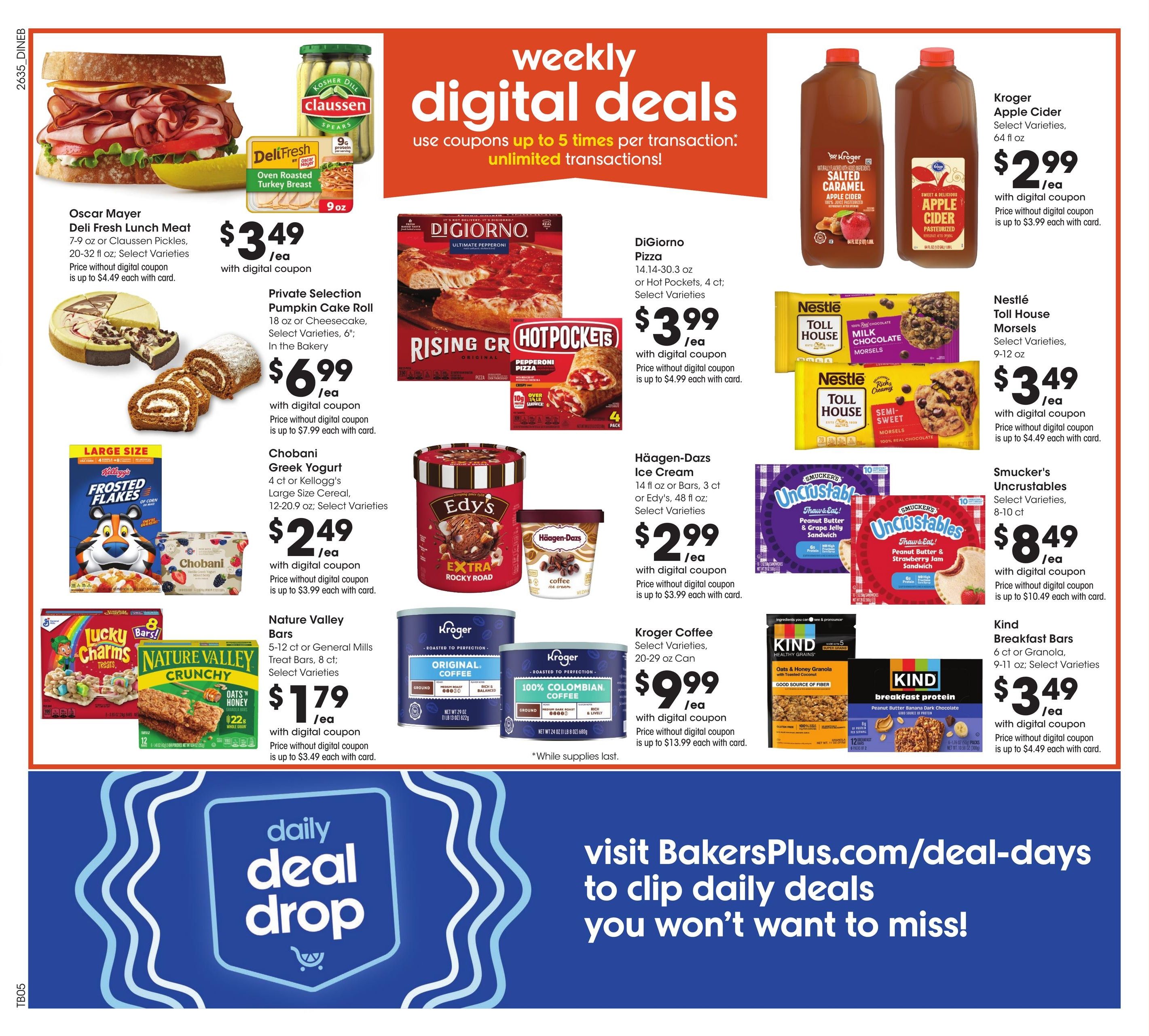 Baker's (Omaha-West Point Area, NE) Weekly Ad September 30 - October 6, 2026