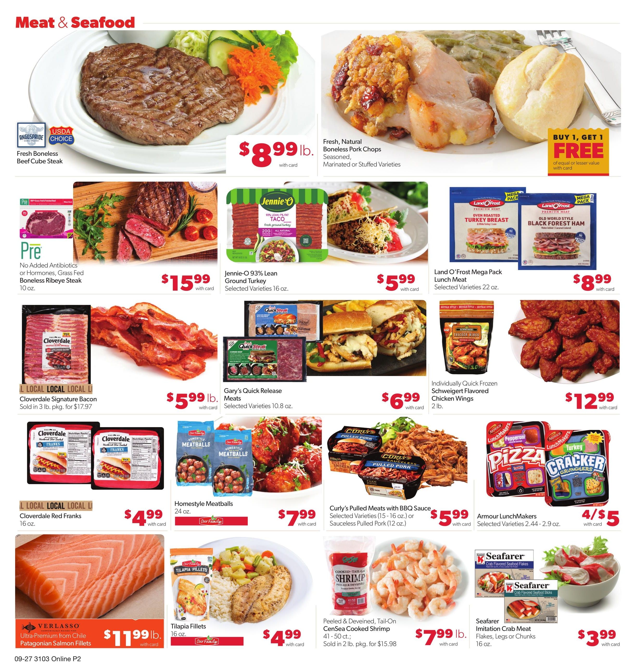 Family Fare (Barnesville Area, MN) Weekly Ad September 27 - October 3, 2026
