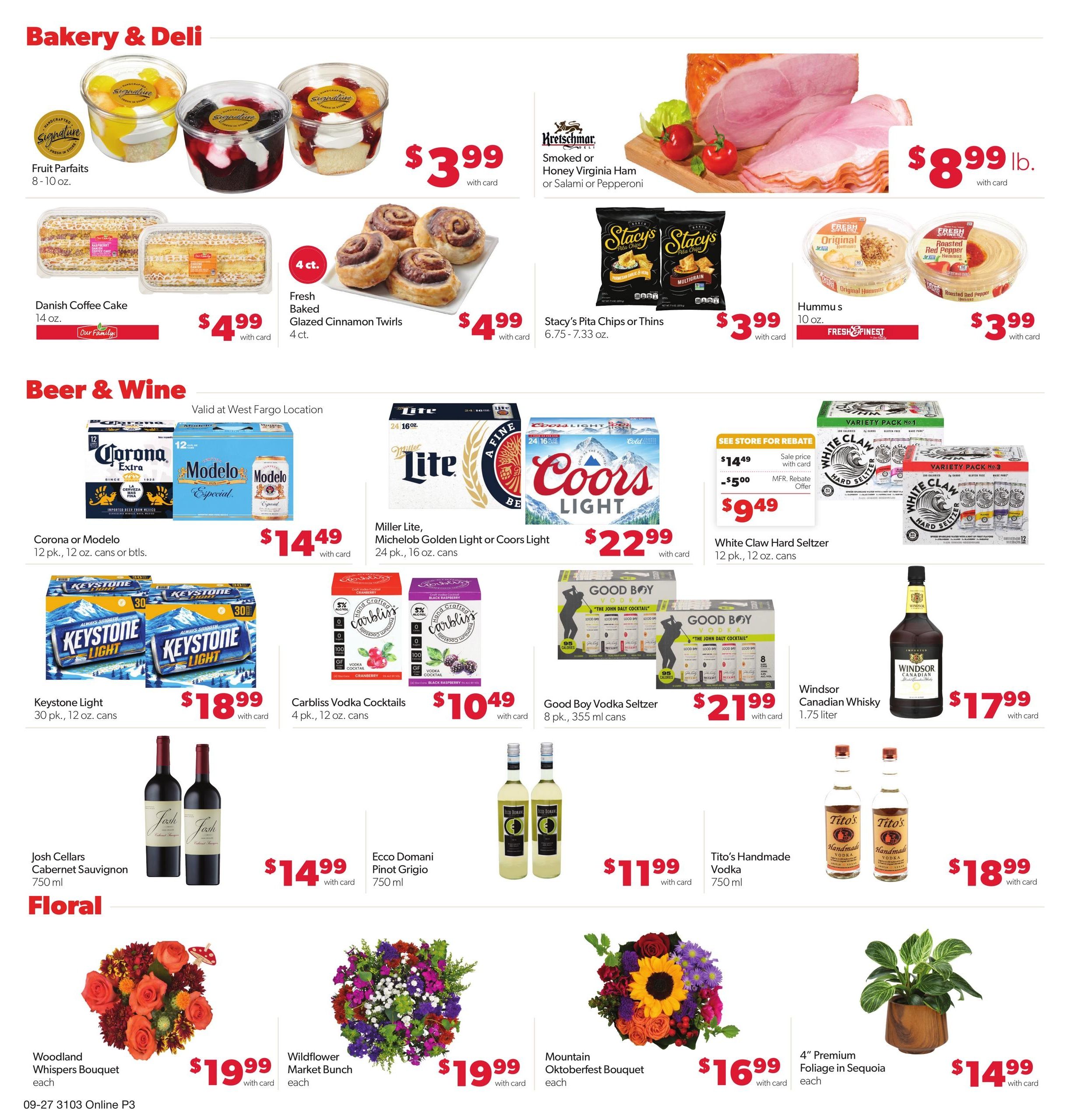 Family Fare (Barnesville Area, MN) Weekly Ad September 27 - October 3, 2026
