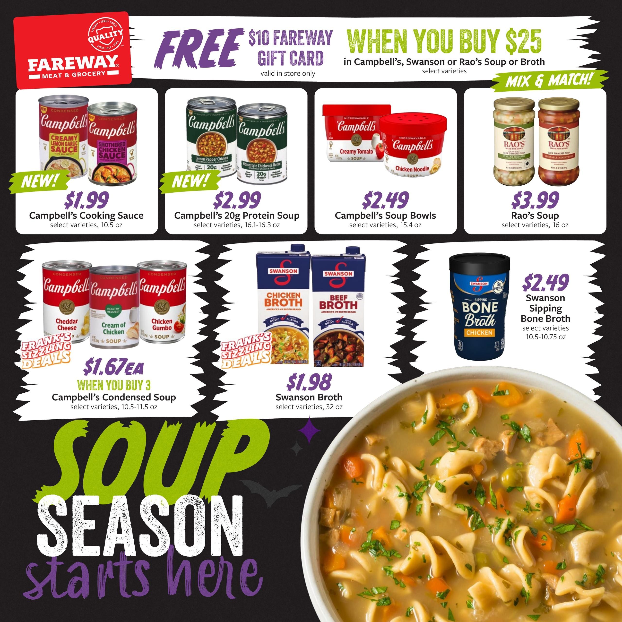 Fareway (Blue Earth Area, MN) Weekly Ad September 28 - October 3, 2026