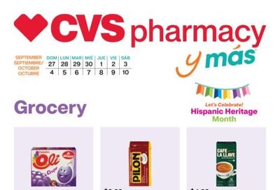 CVS Pharmacy (Bridgeport Area, CT) y más Weekly Ad September 27 - October 10, 2026