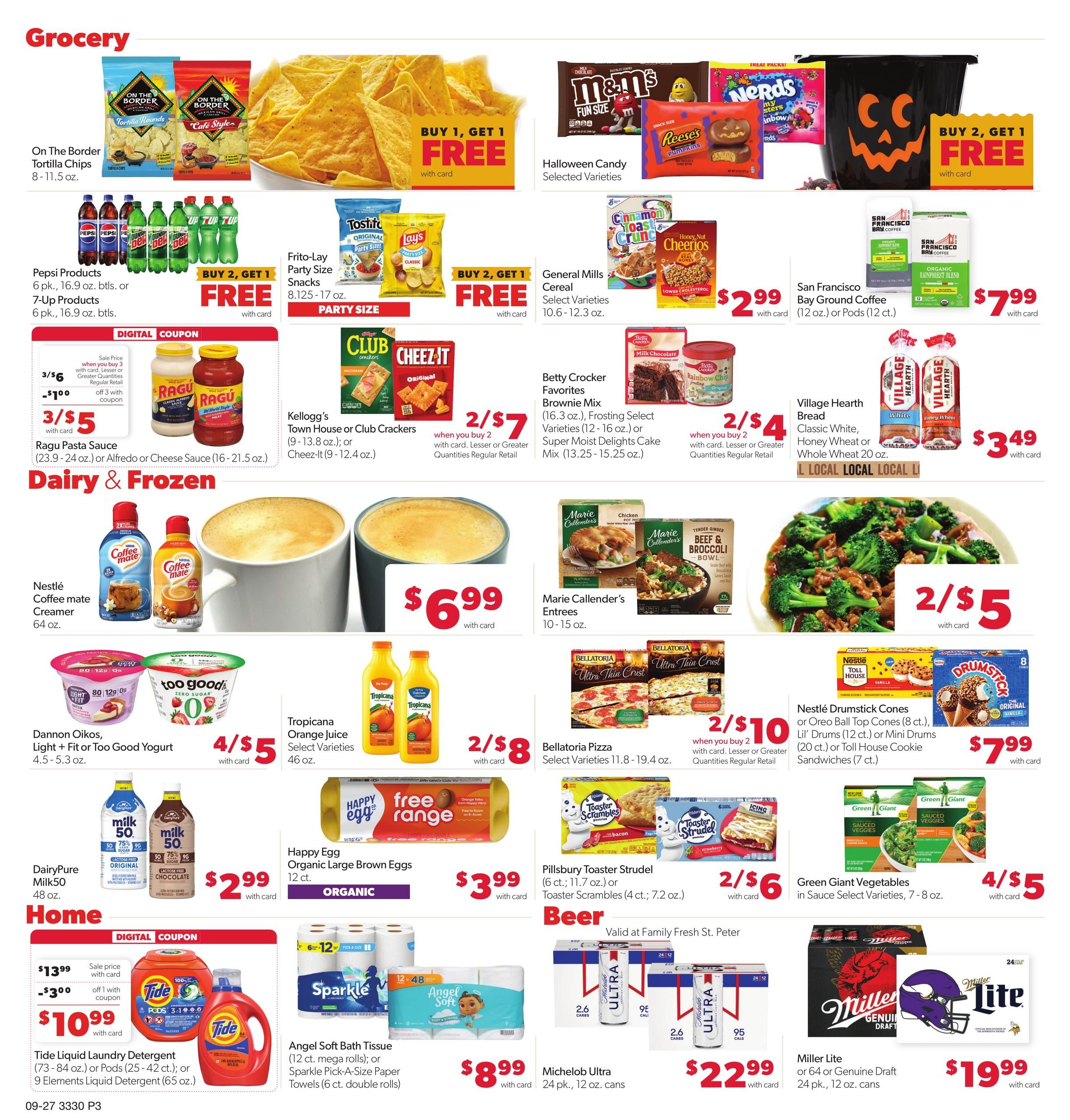 Family Fare (Chanhassen Area, MN) Weekly Ad September 27 - October 3, 2026