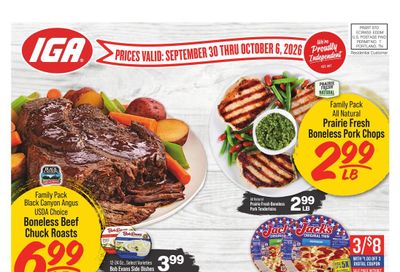 IGA (Huntsville Area, AL) Weekly Ad September 30 - October 6, 2026
