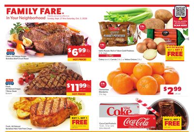 Family Fare (South Bend Area, IN) Weekly Ad September 27 - October 3, 2026