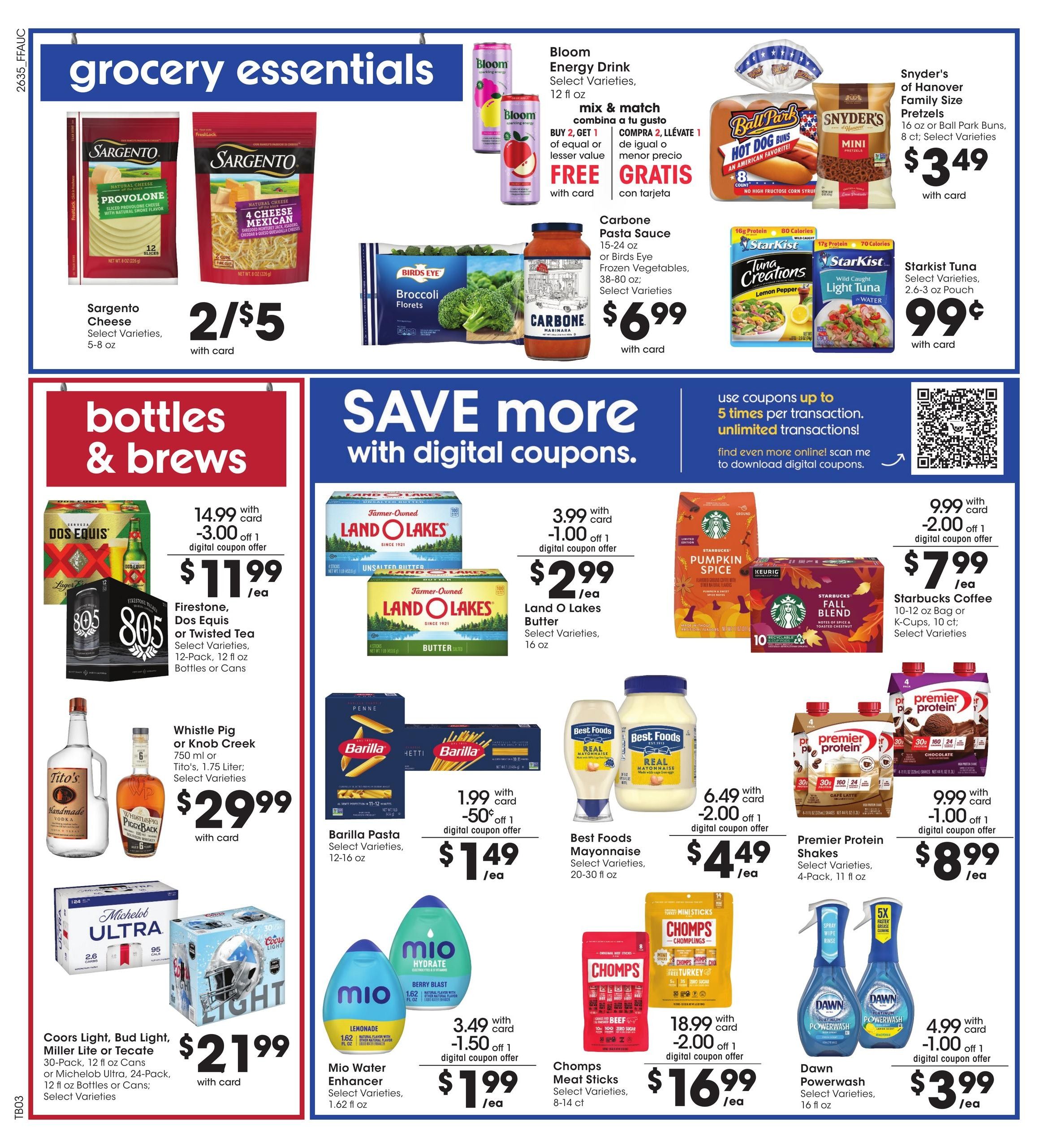 Fry's Food Stores (Avondale Area, AZ) Weekly Ad September 30 - October 6, 2026