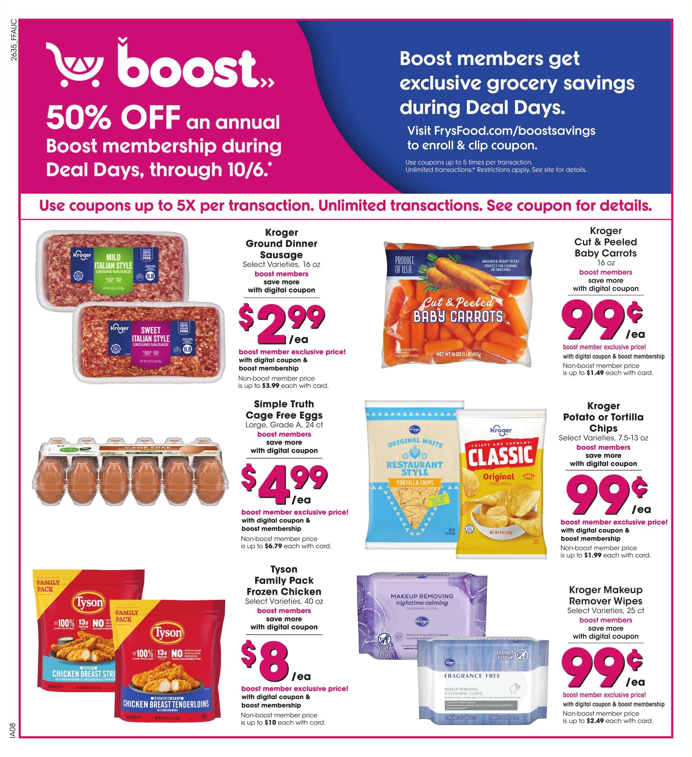 Fry's Food Stores (Avondale Area, AZ) Weekly Ad September 30 - October 6, 2026