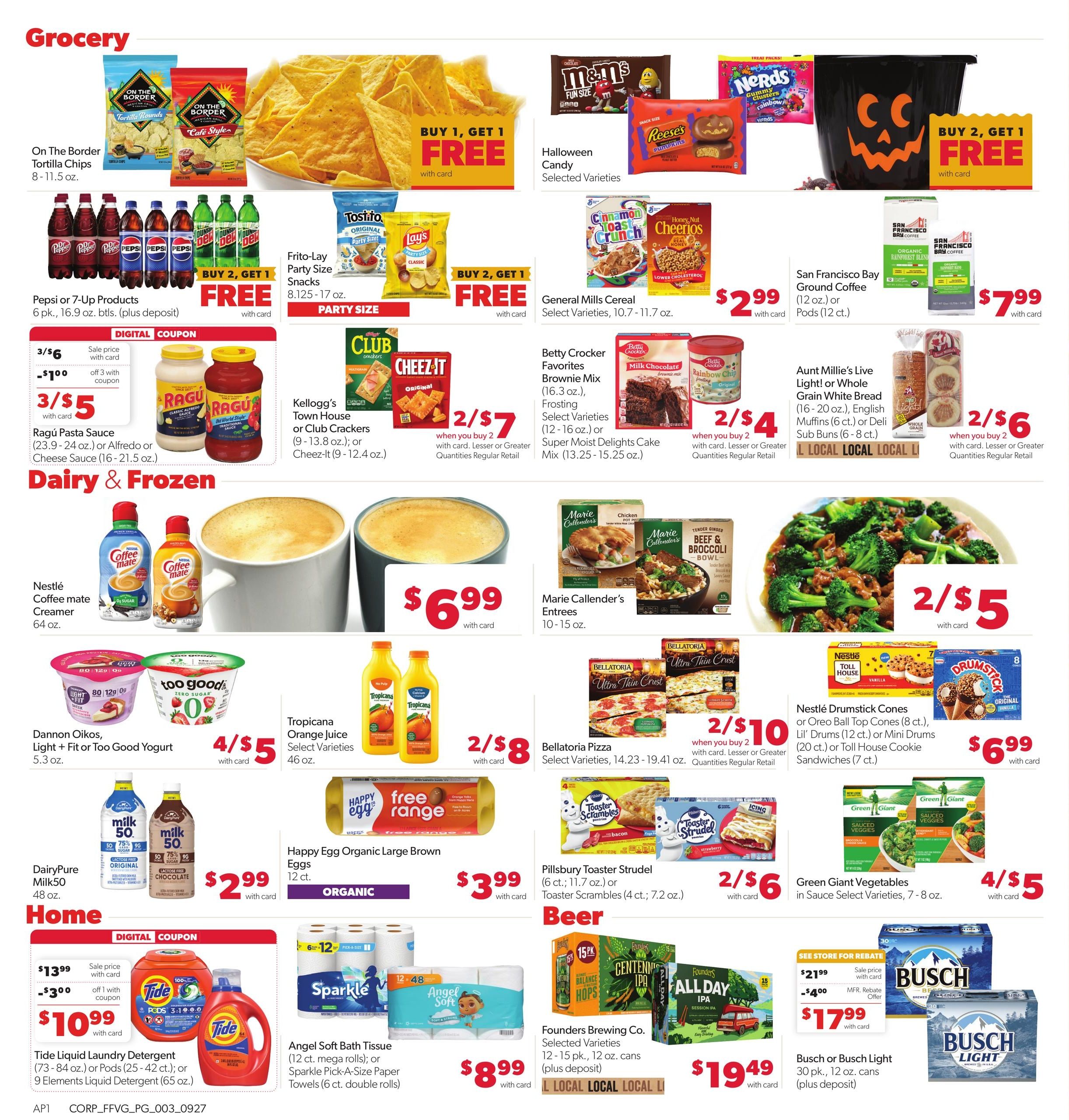 Family Fare (Traverse City Area, MI) Weekly Ad September 27 - October 3, 2026