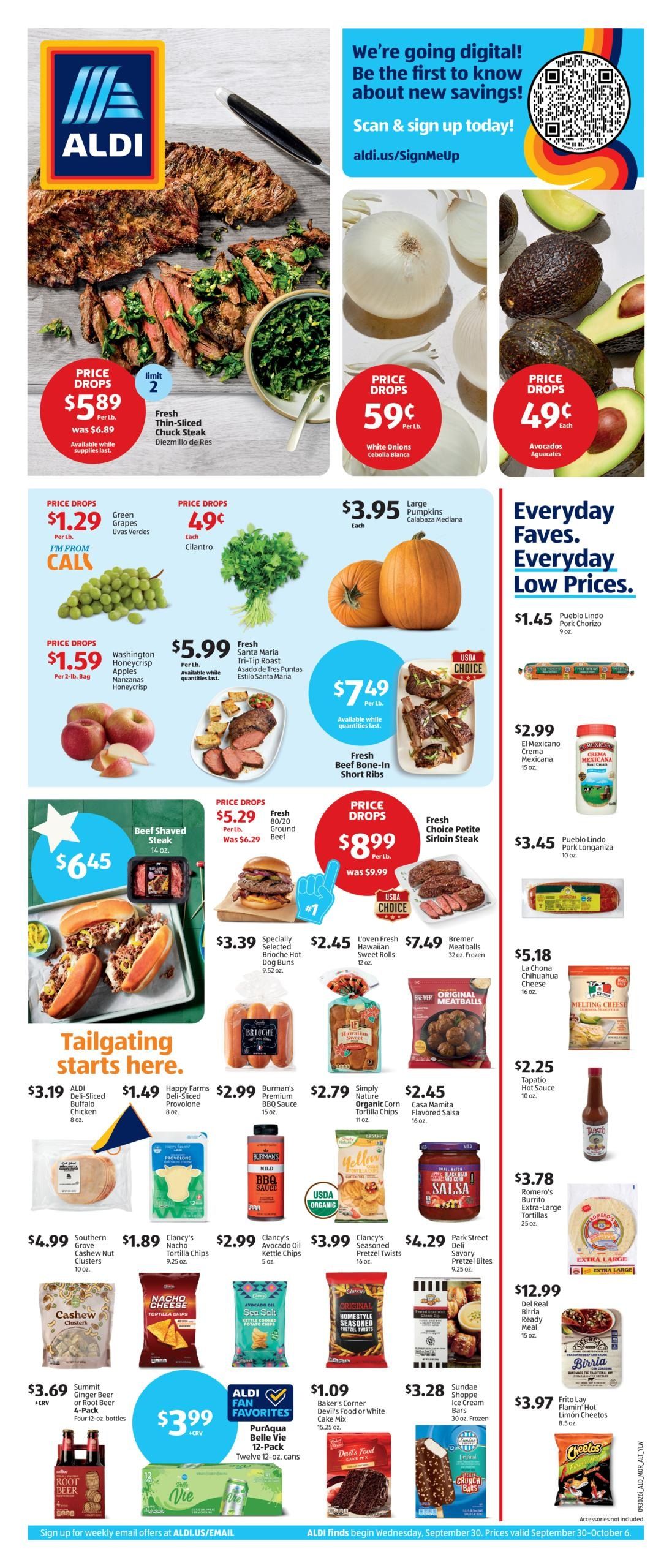 ALDI (Aguanga Area, CA) Weekly Ad September 30 - October 6, 2026