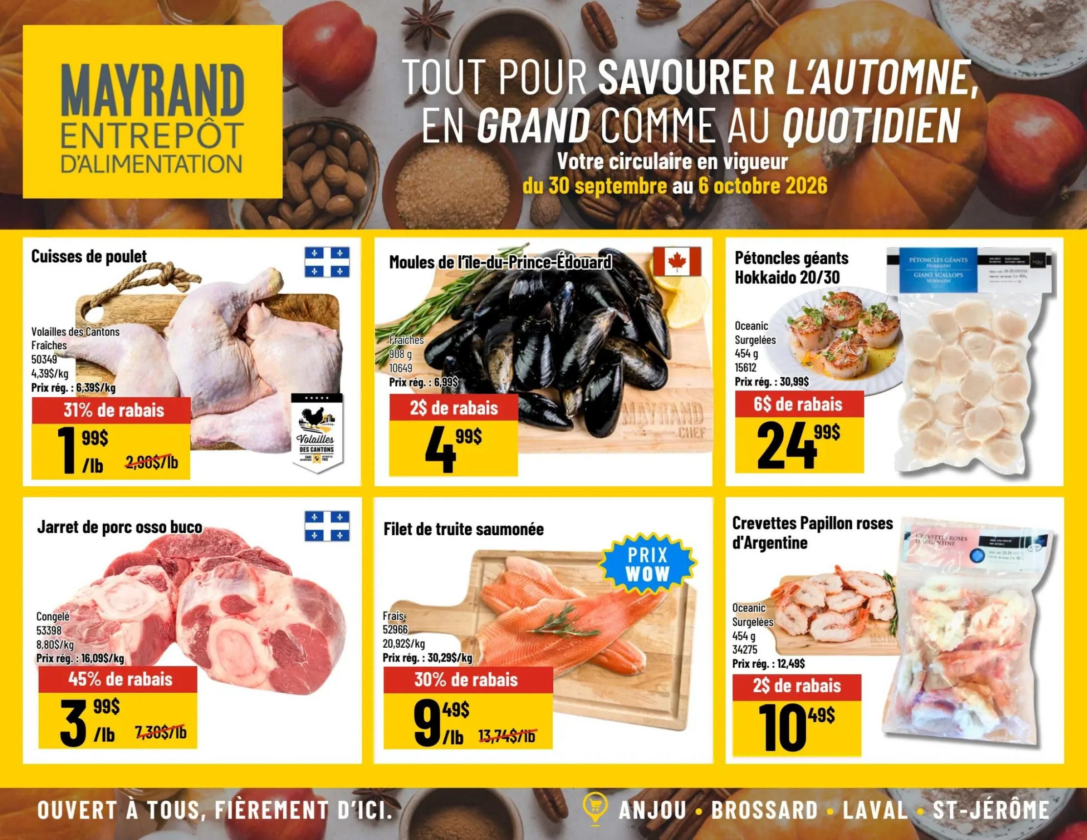 Mayrand Flyer September 30 to October 6