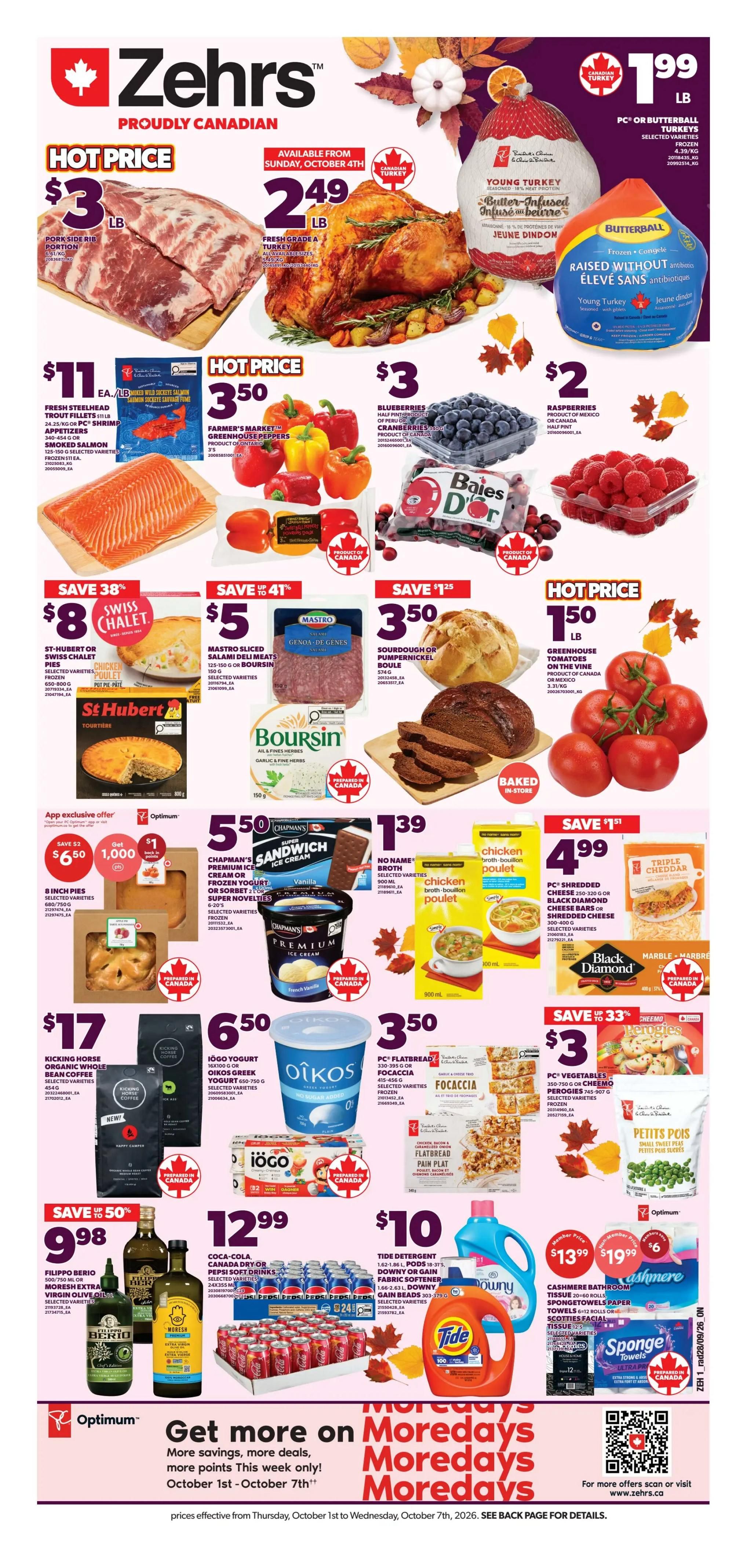 Zehrs Flyer October 1 to 7