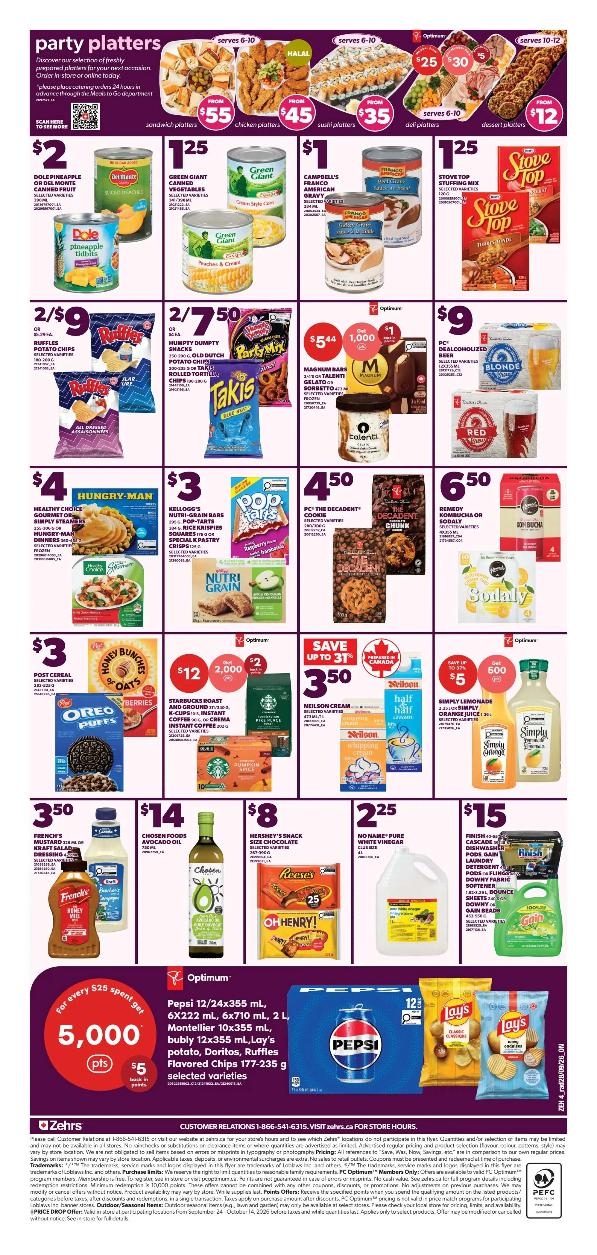 Zehrs Flyer October 1 to 7