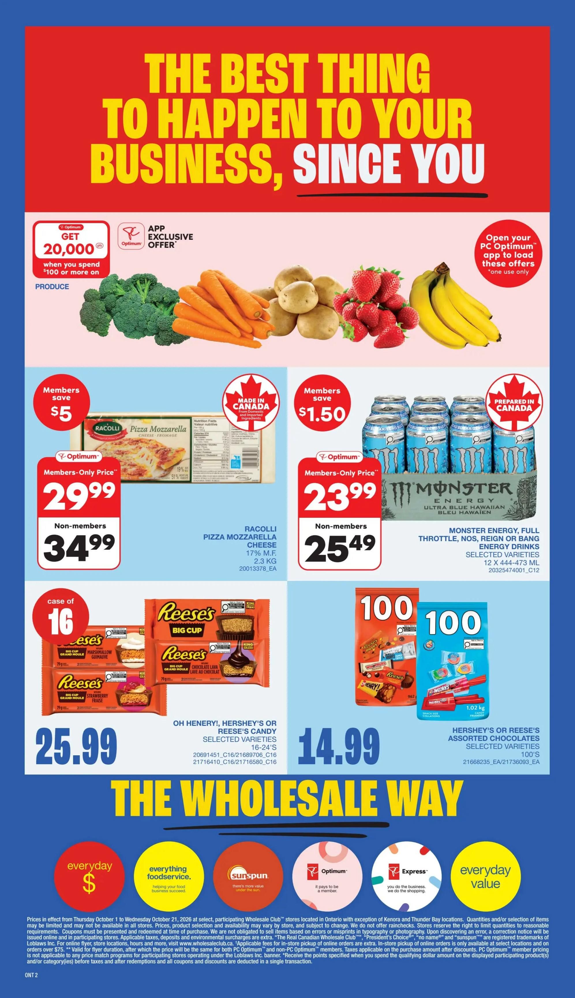 Wholesale Club (ON) Flyer October 1 to 7
