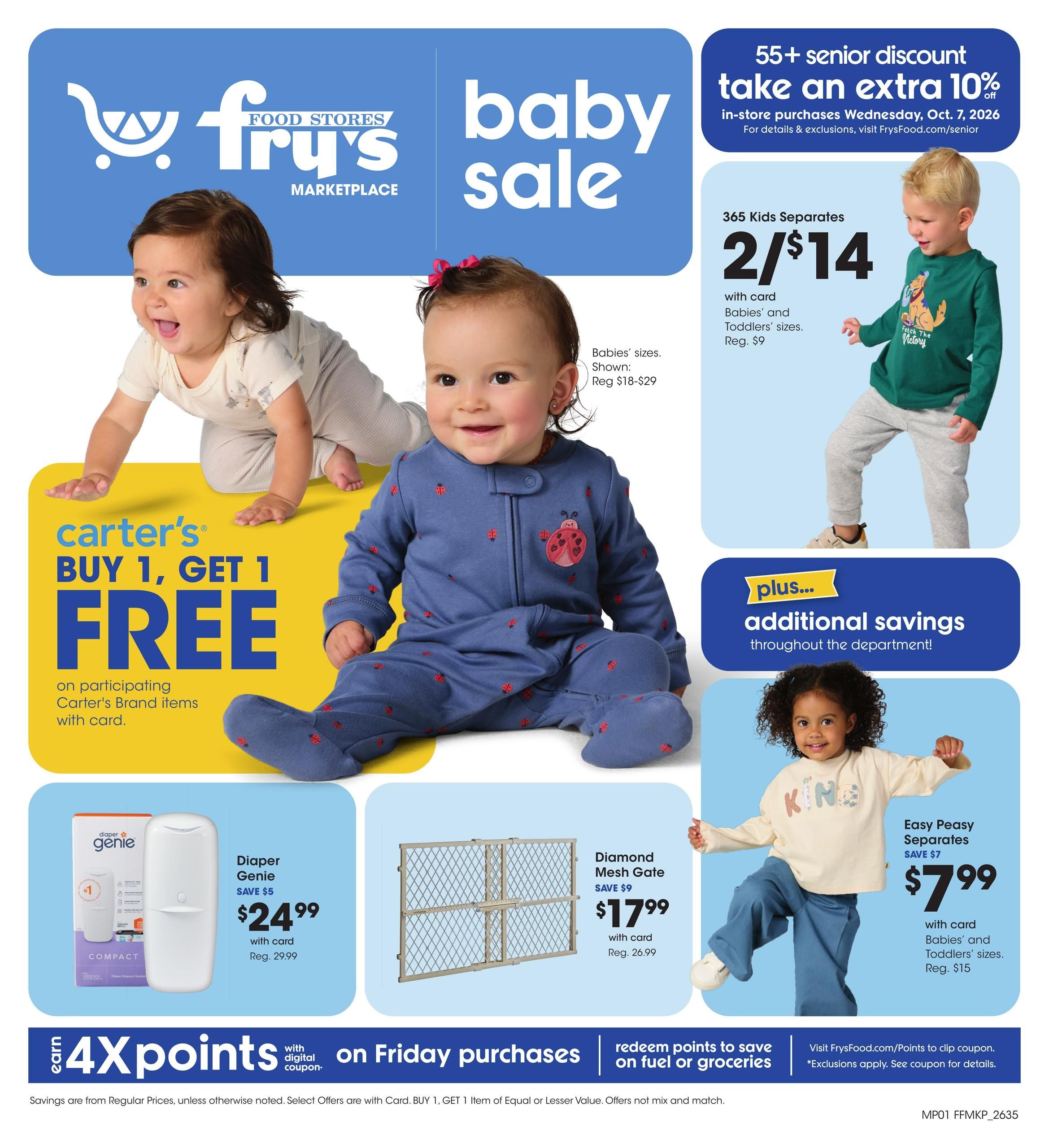 Fry's Food Stores Home & Apparel Weekly Ad September 30 - October 13, 2026