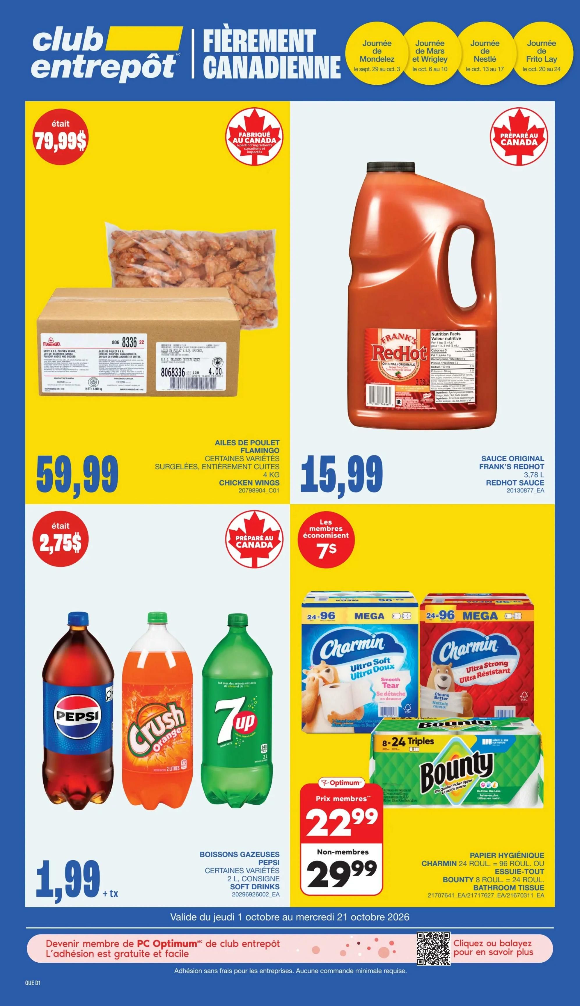Wholesale Club (QC) Flyer October 1 to 7