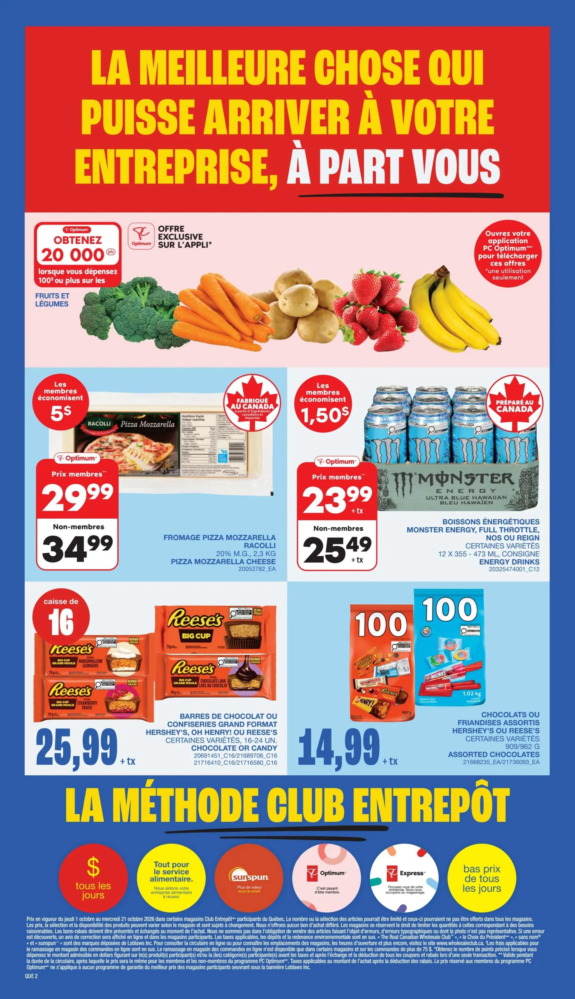 Wholesale Club (QC) Flyer October 1 to 7