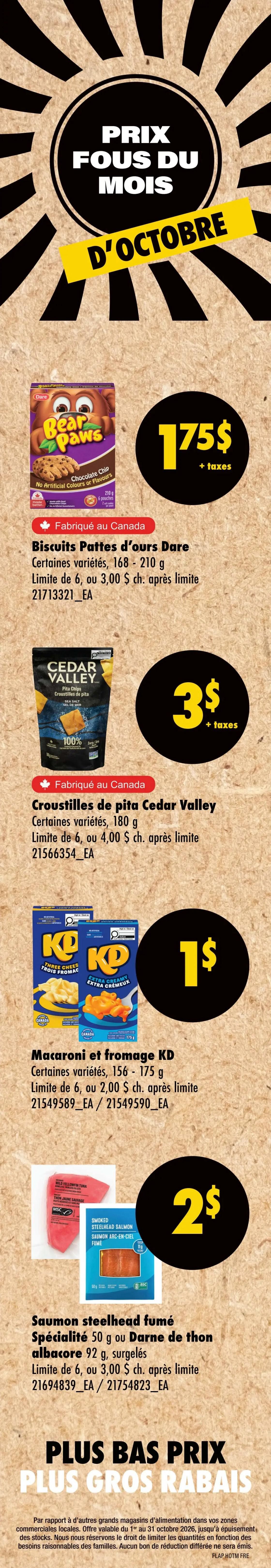 Wholesale Club (QC) Flyer October 1 to 7