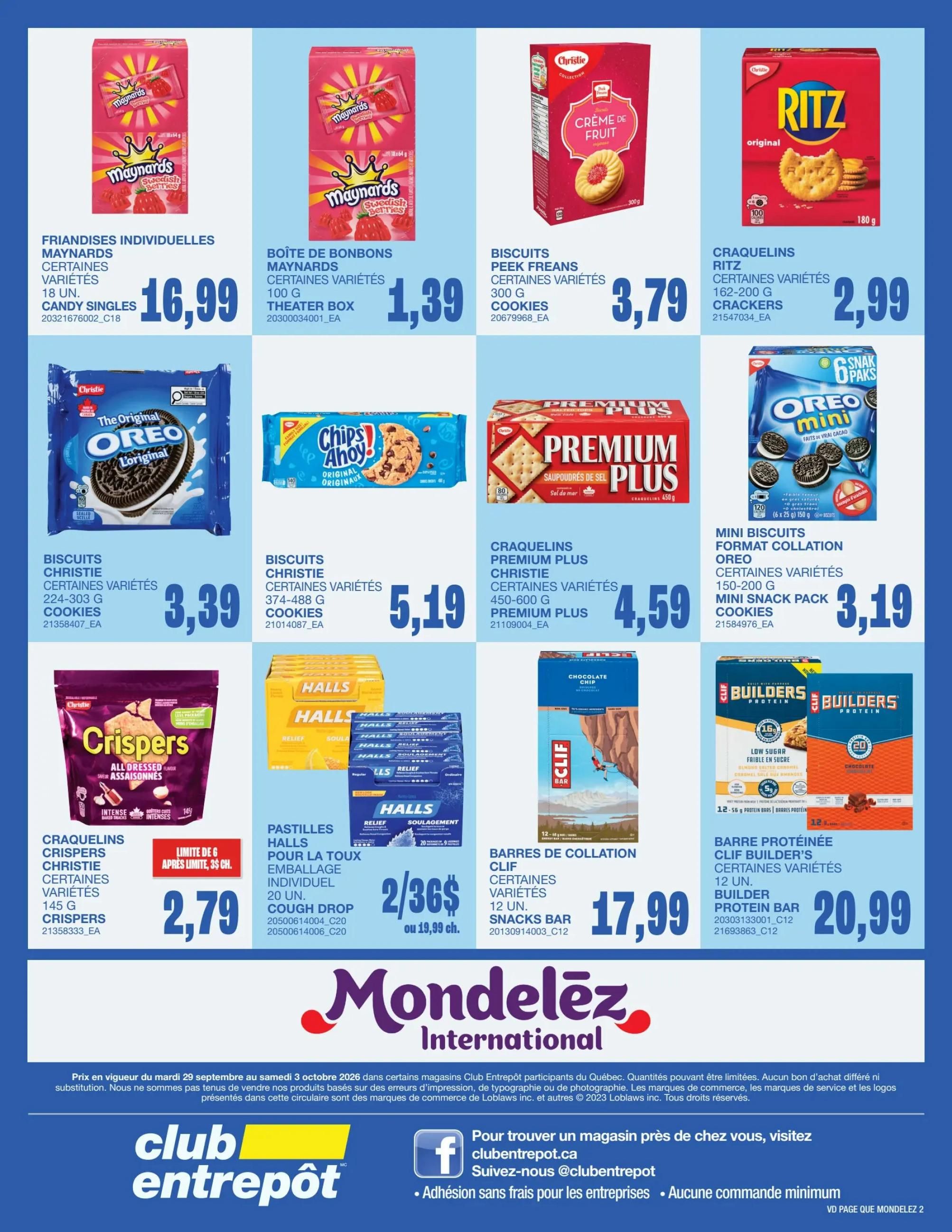 Wholesale Club (QC) Flyer October 1 to 7