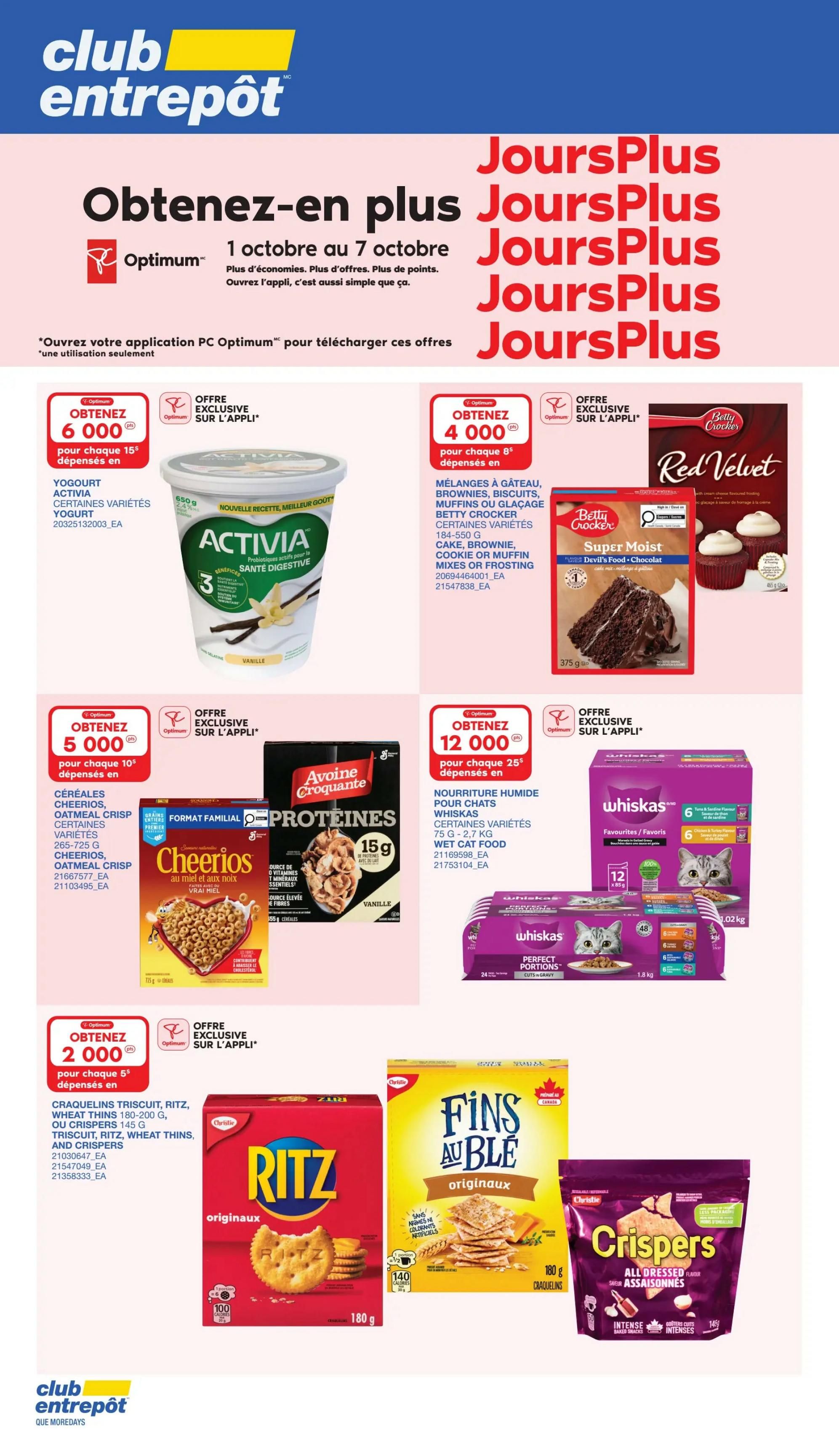 Wholesale Club (QC) Flyer October 1 to 7