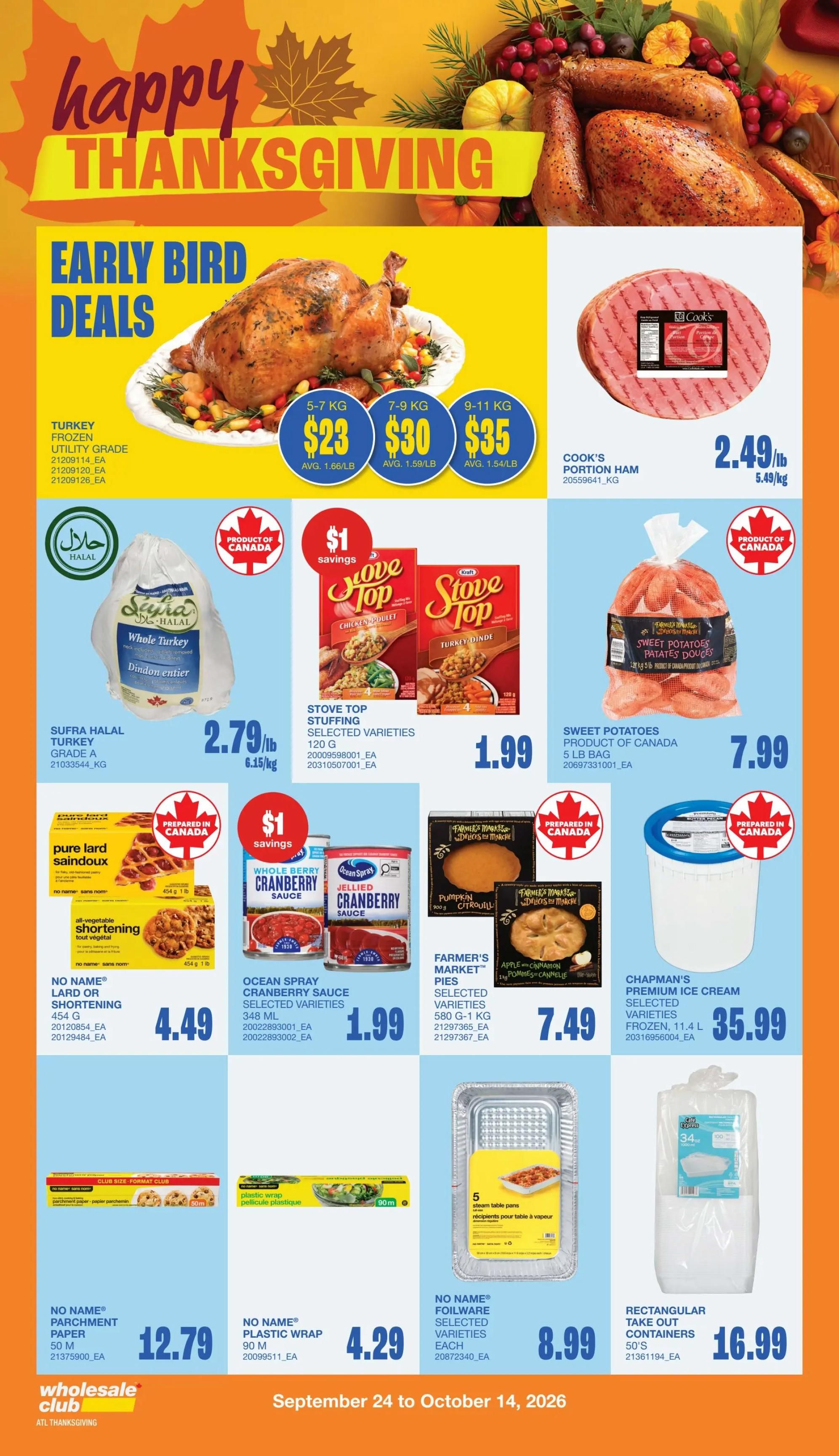 Wholesale Club (Atlantic) Flyer October 1 to 7