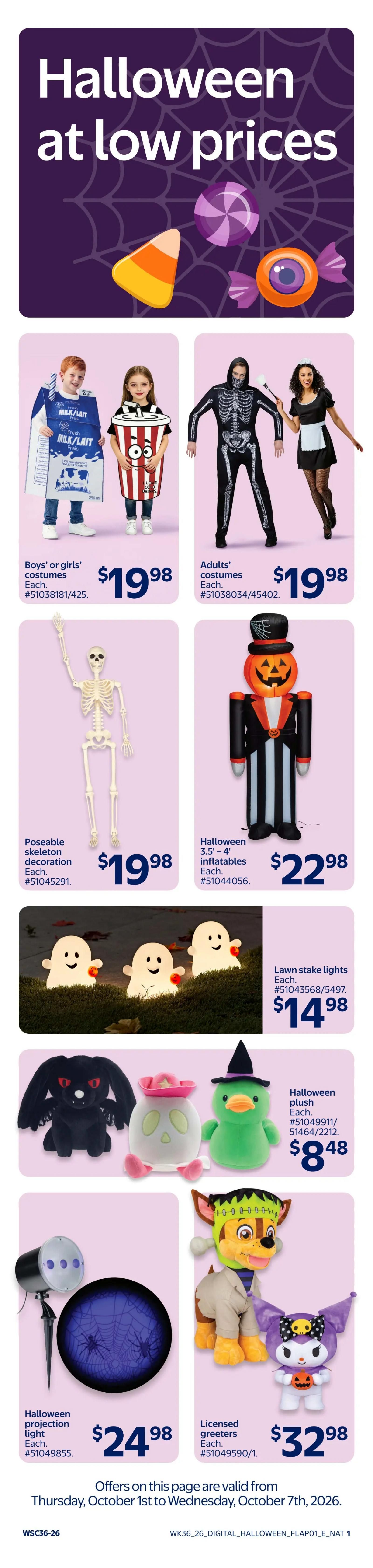 Walmart (ON) Flyer October 1 to 7