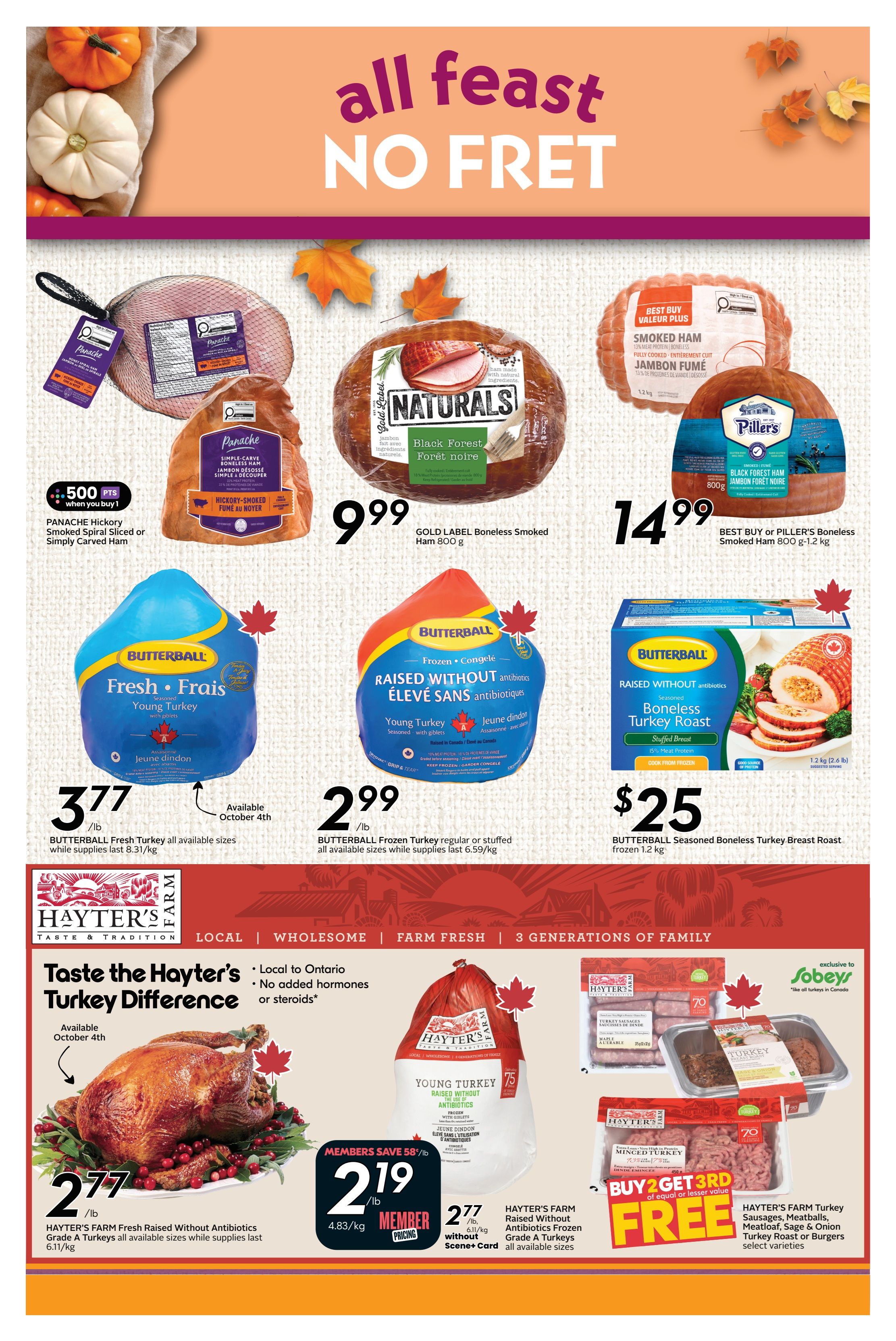 Sobeys/Safeway (SK) Flyer October 1 to 7