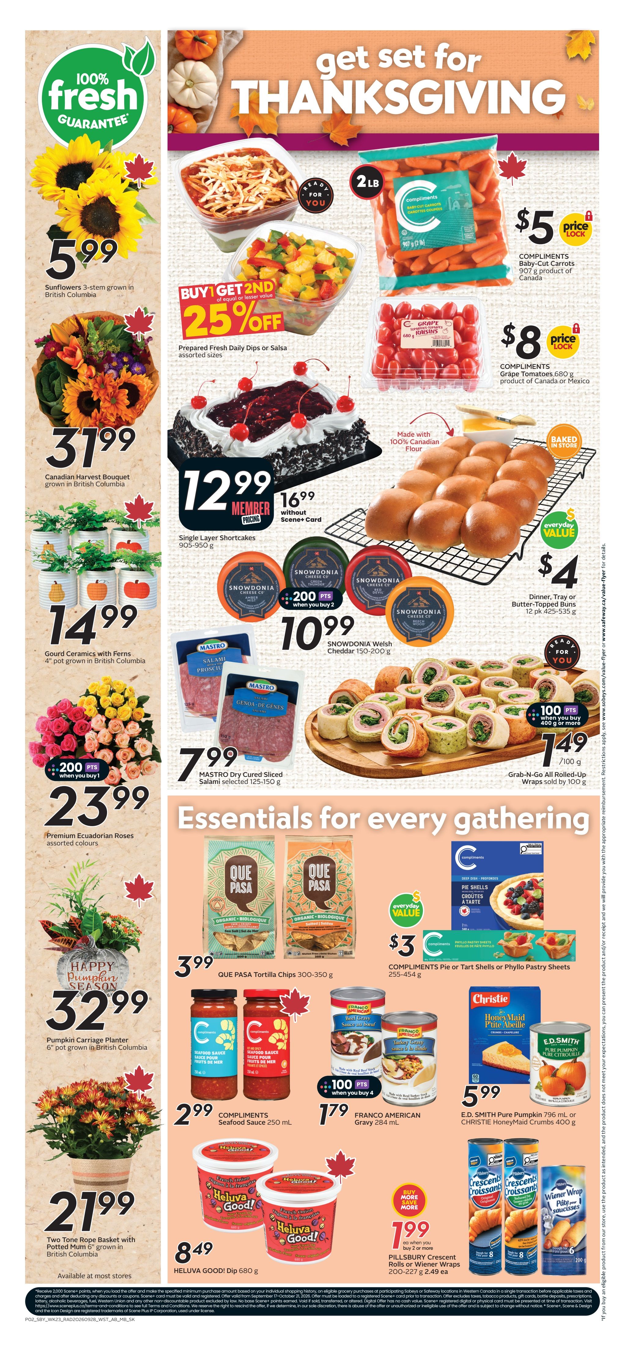 Sobeys/Safeway (SK) Flyer October 1 to 7