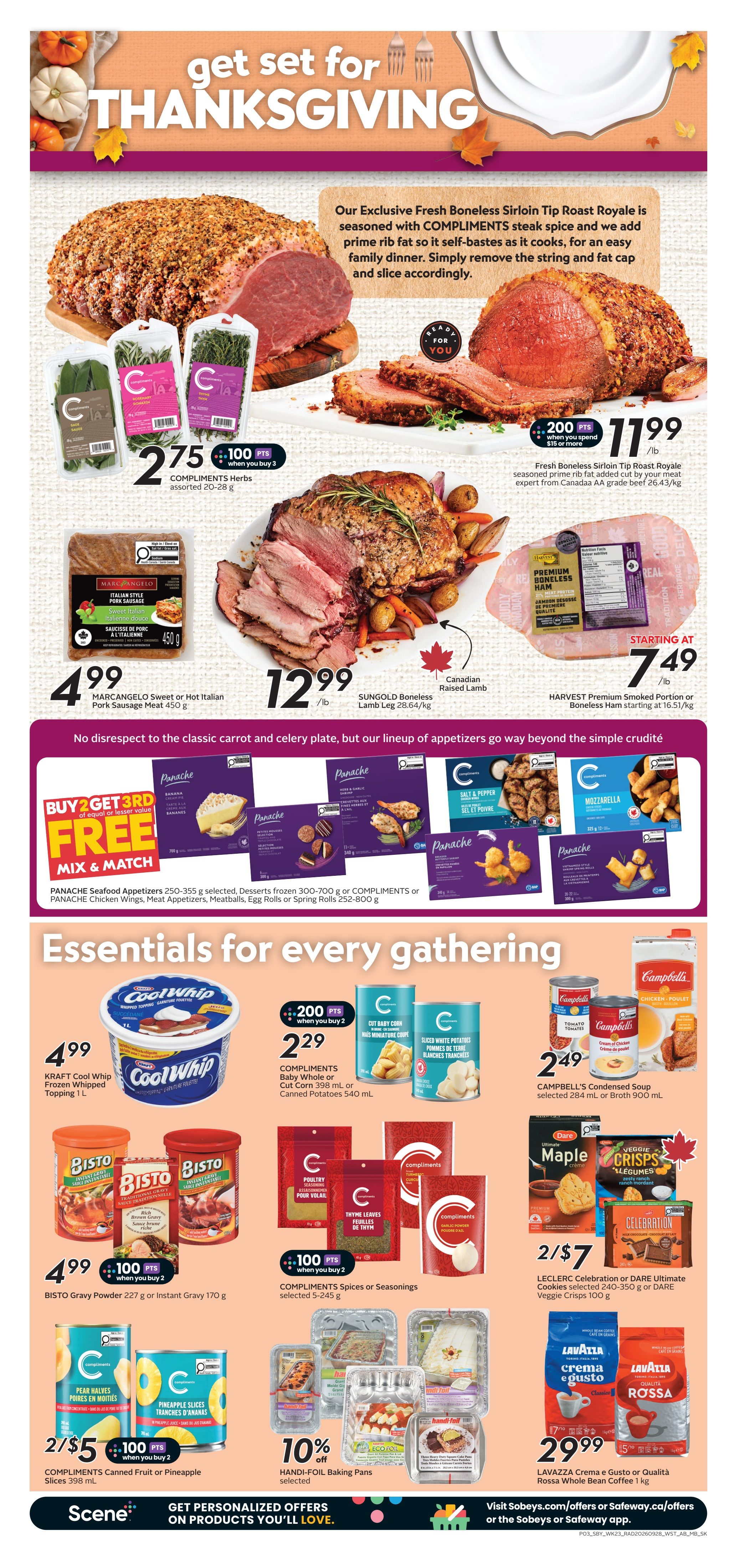 Sobeys/Safeway (SK) Flyer October 1 to 7