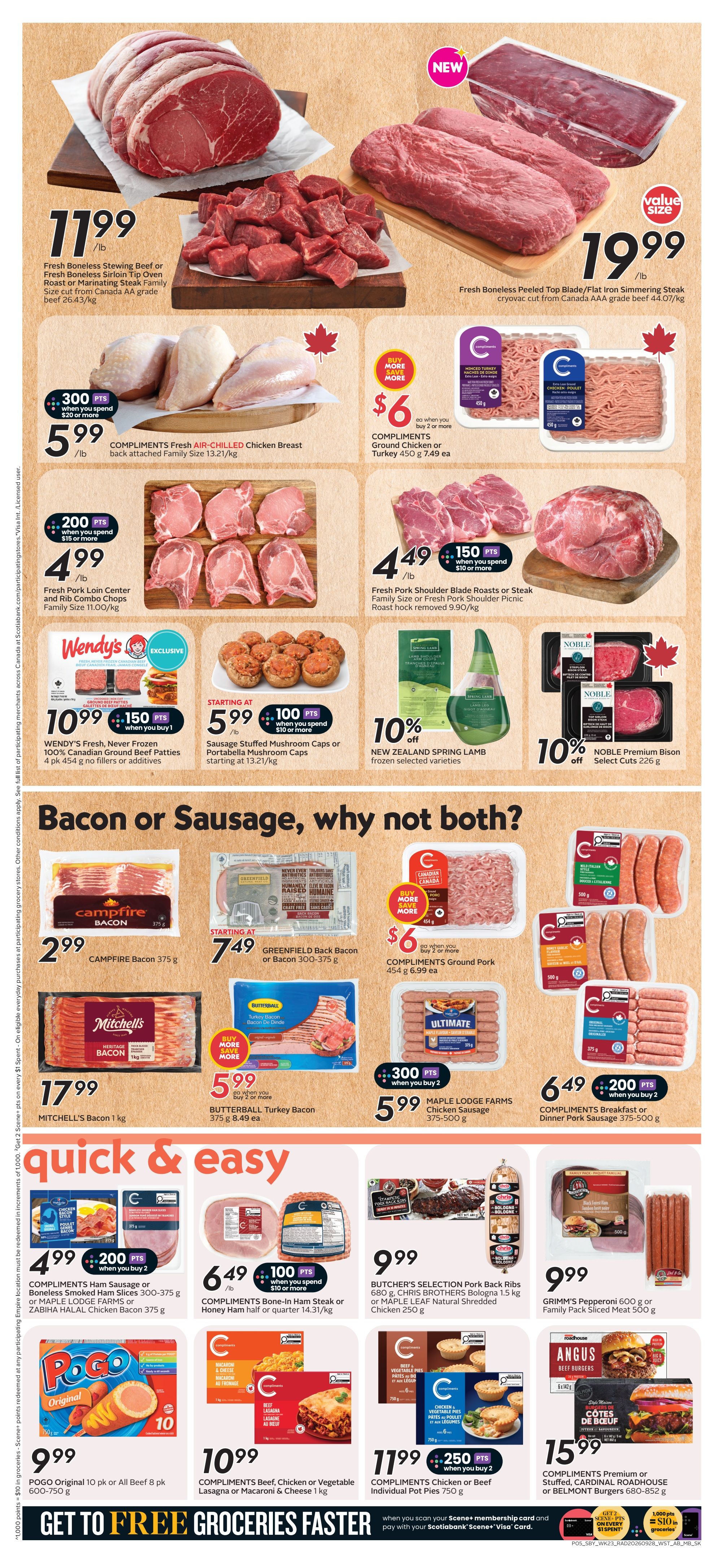 Sobeys/Safeway (SK) Flyer October 1 to 7