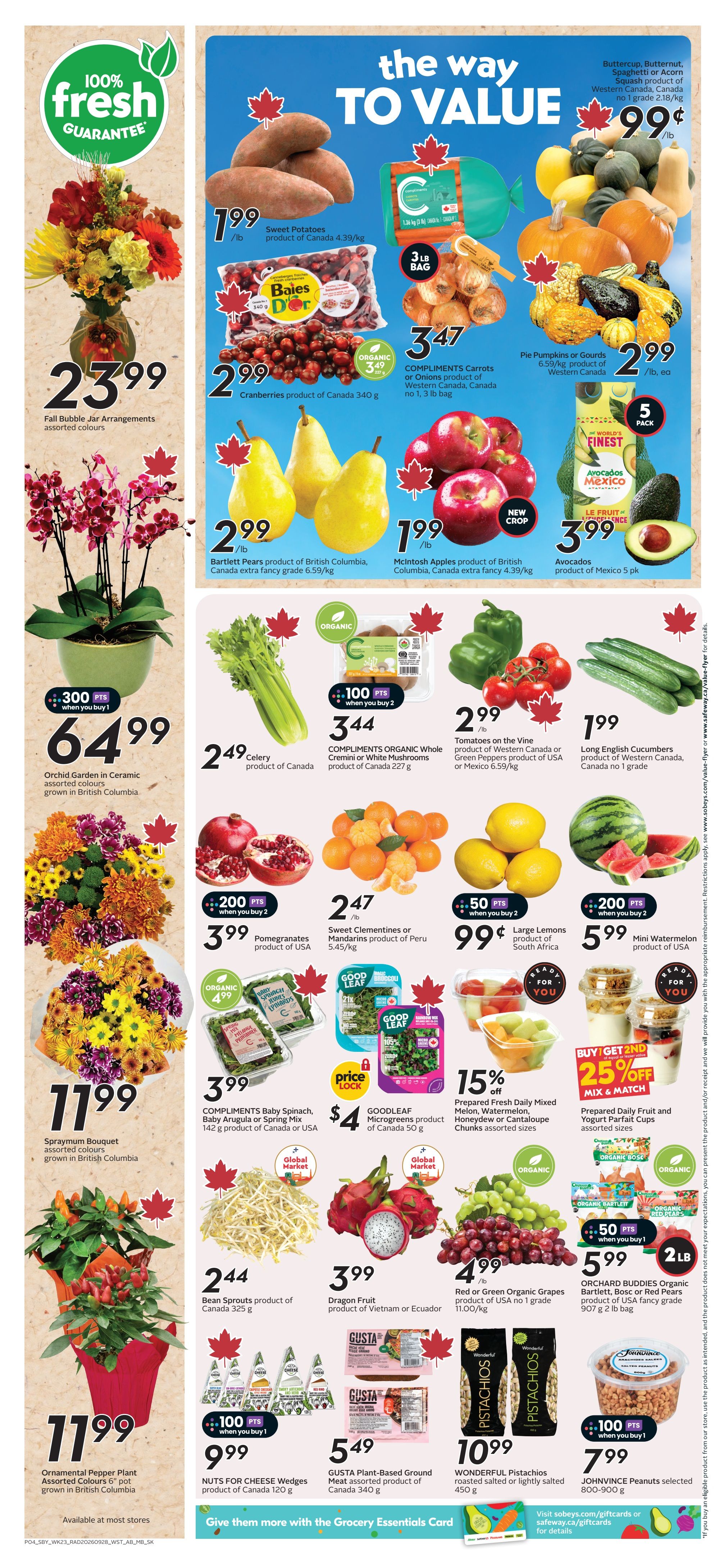 Sobeys/Safeway (AB) Flyer October 1 to 7