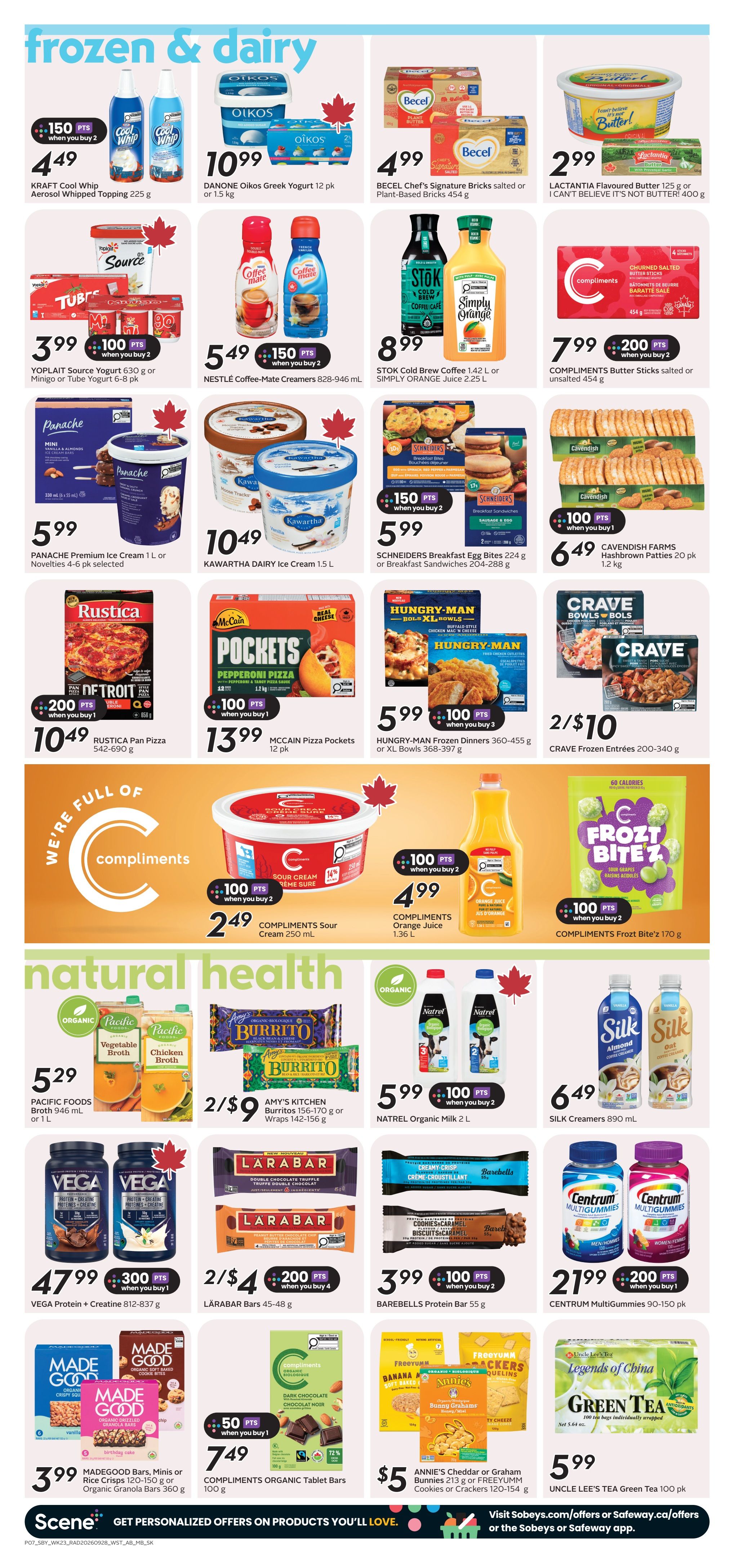 Sobeys/Safeway (AB) Flyer October 1 to 7