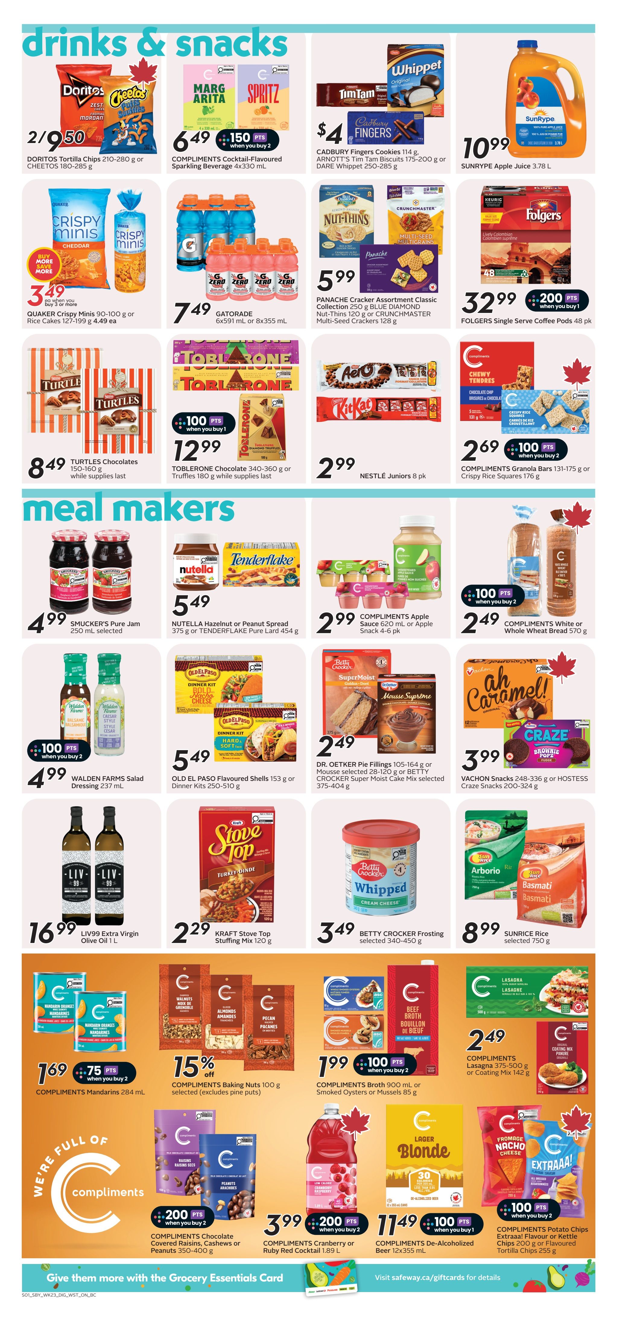 Safeway (BC) Flyer October 1 to 7