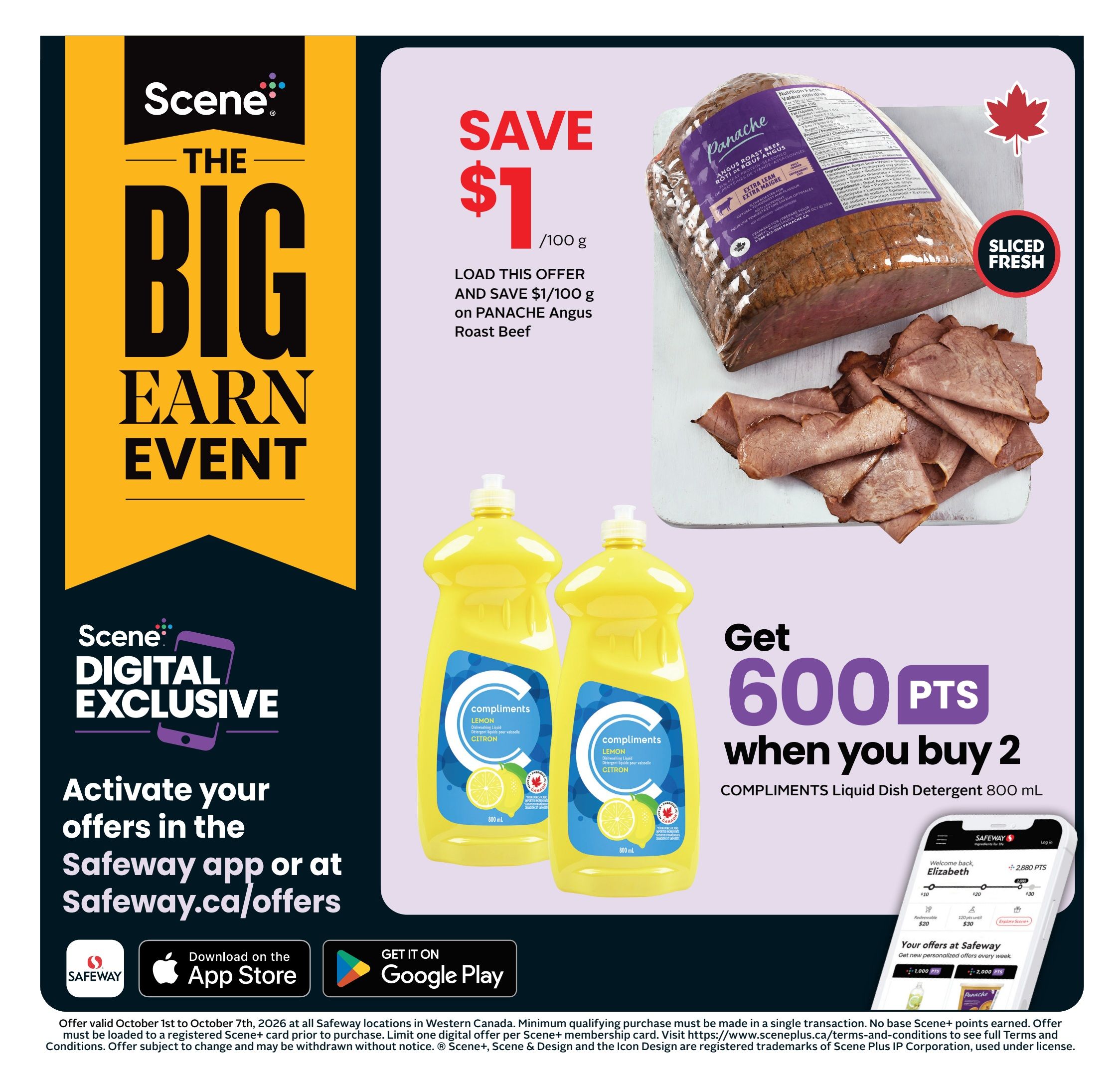 Safeway (BC) Flyer October 1 to 7