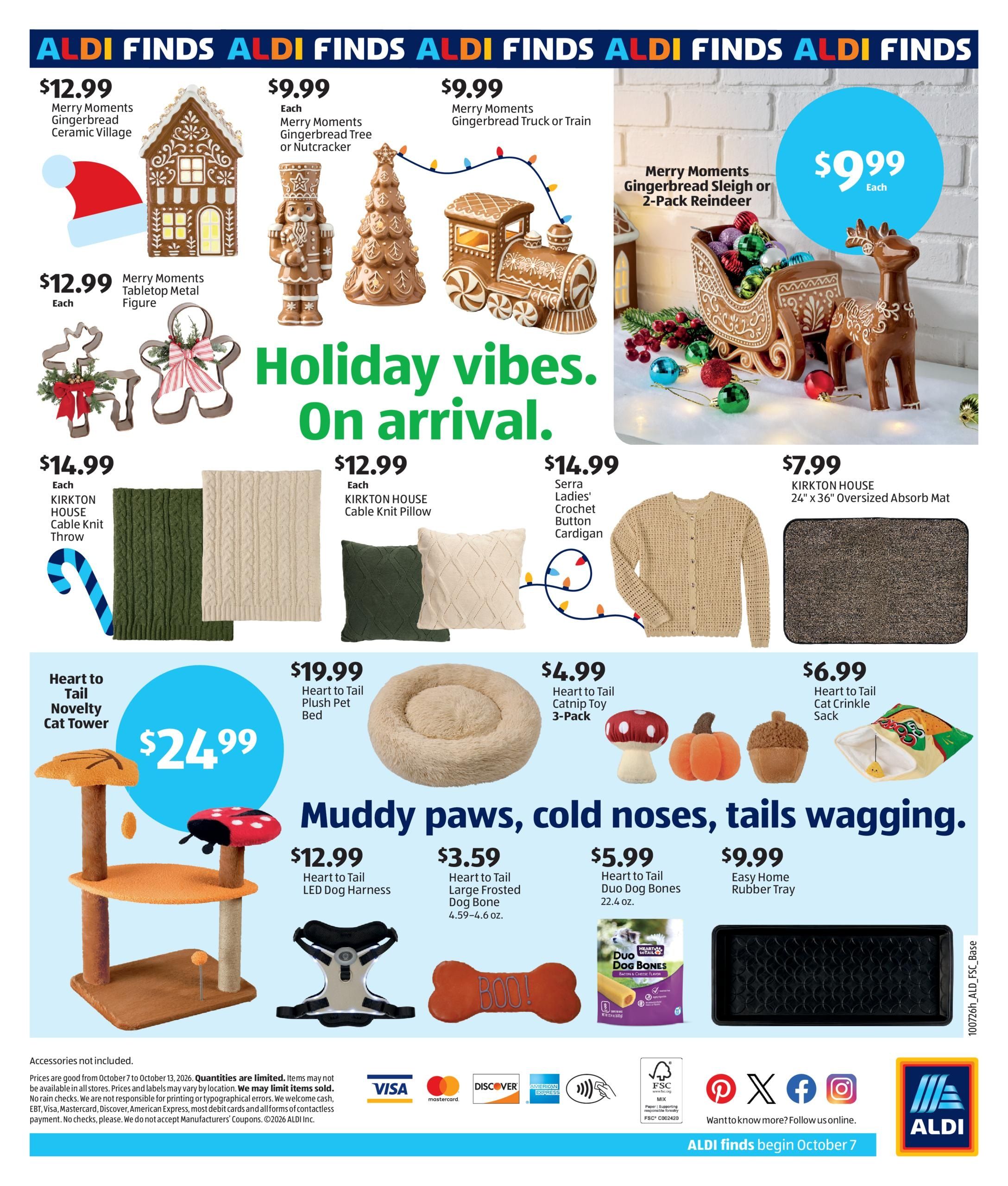 ALDI In Store Weekly Ad October 7 - 13, 2026