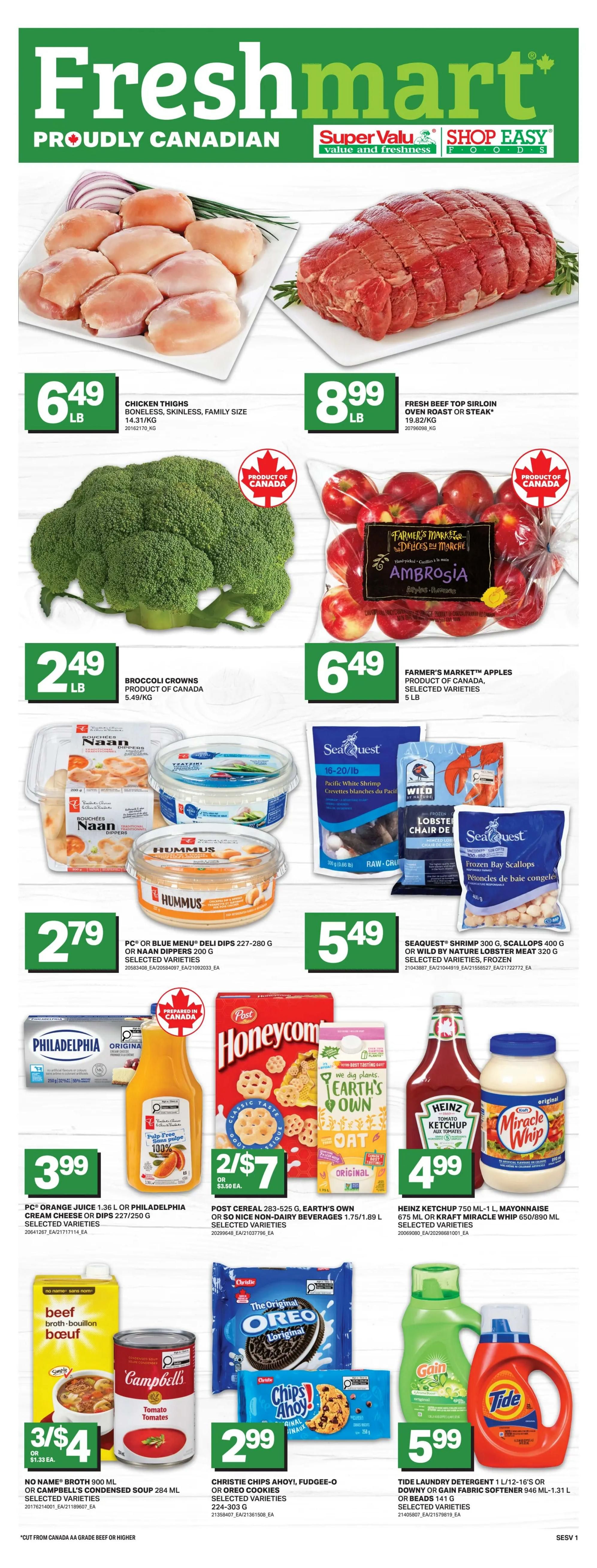 Shop Easy & SuperValu Flyer October 1 to 7