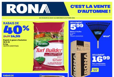 Rona & Rona+ (QC) Flyer October 1 to 7