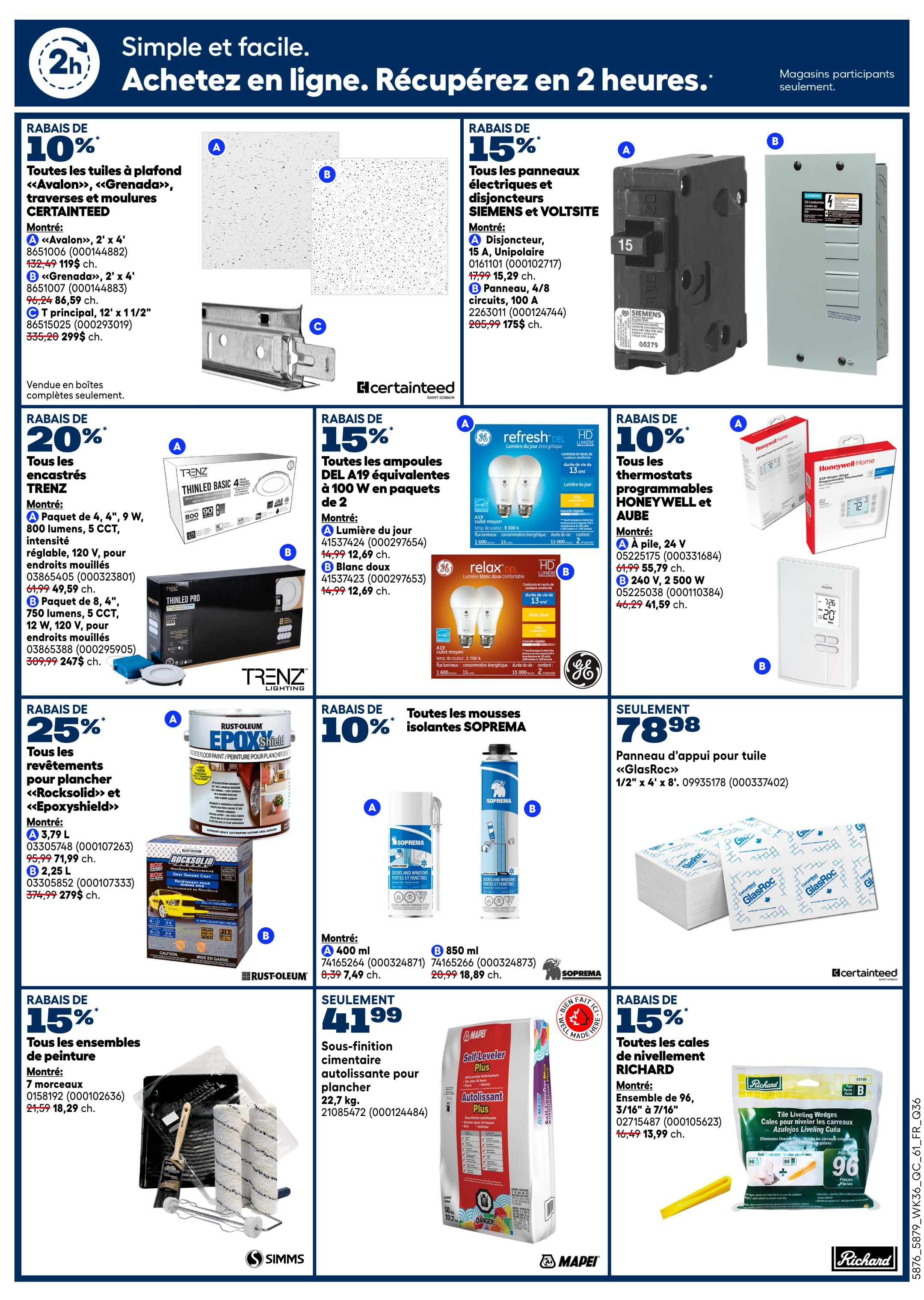 Rona & Rona+ (QC) Flyer October 1 to 7