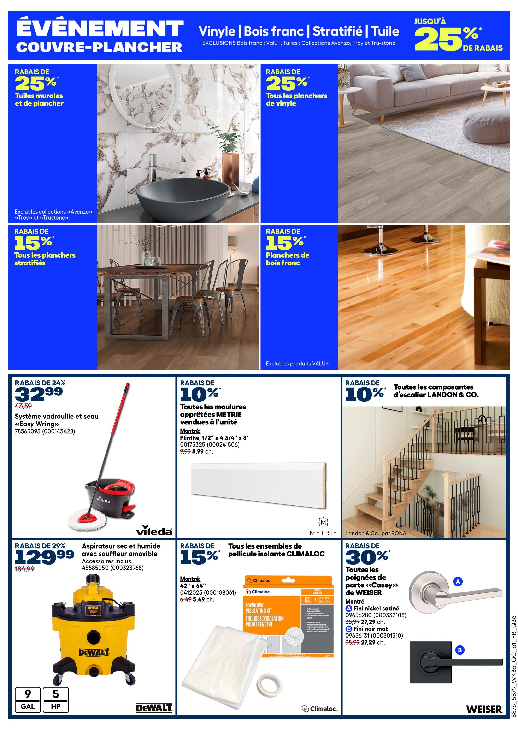Rona & Rona+ (QC) Flyer October 1 to 7