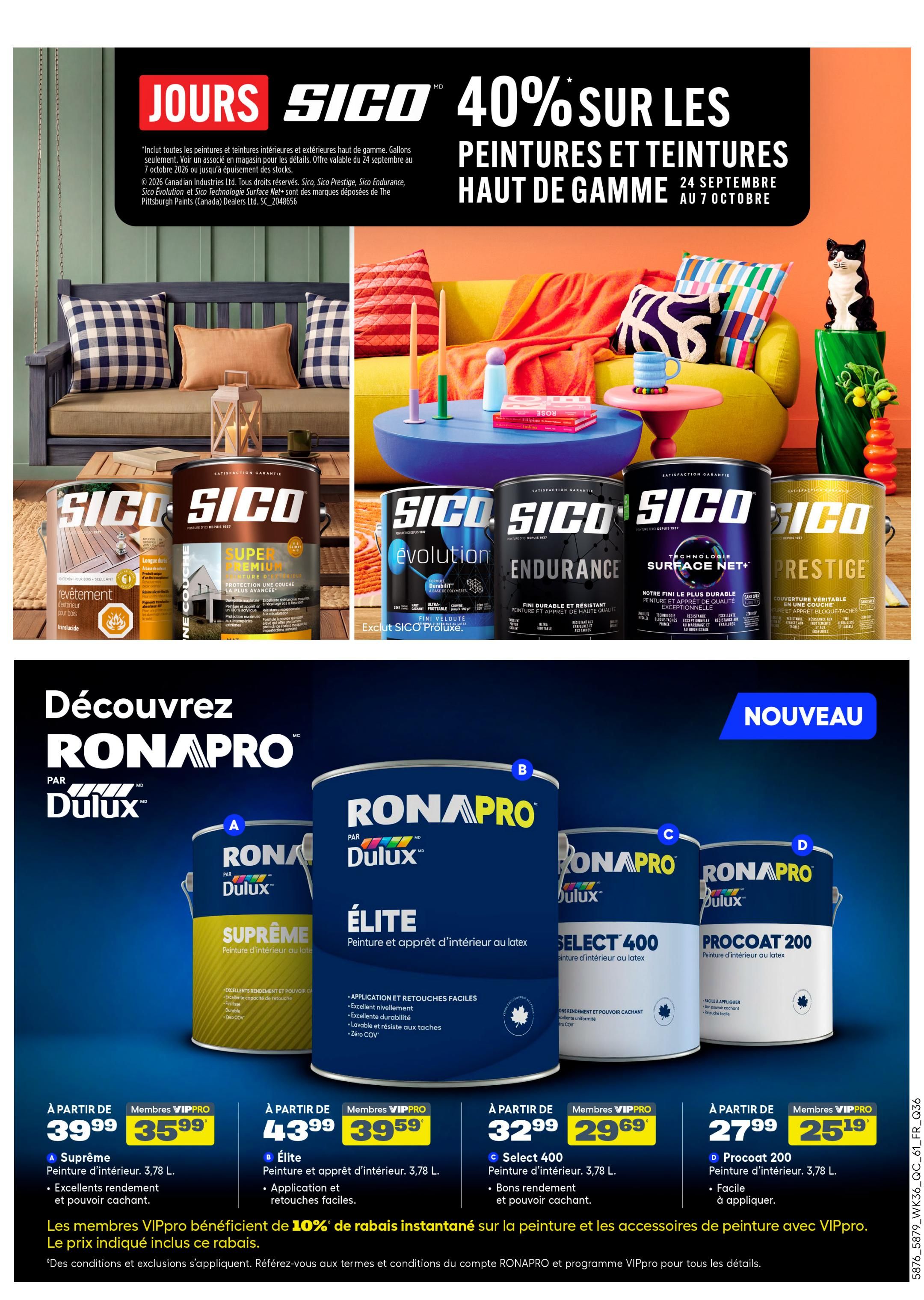 Rona & Rona+ (QC) Flyer October 1 to 7
